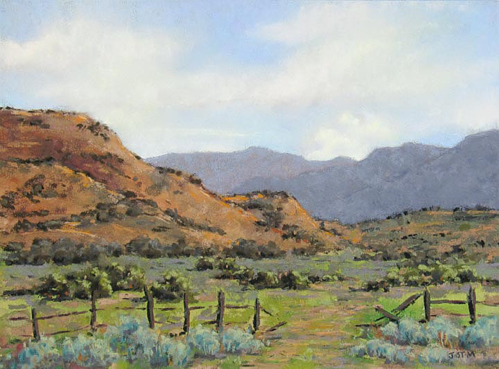 Broken Fence  9 x 12