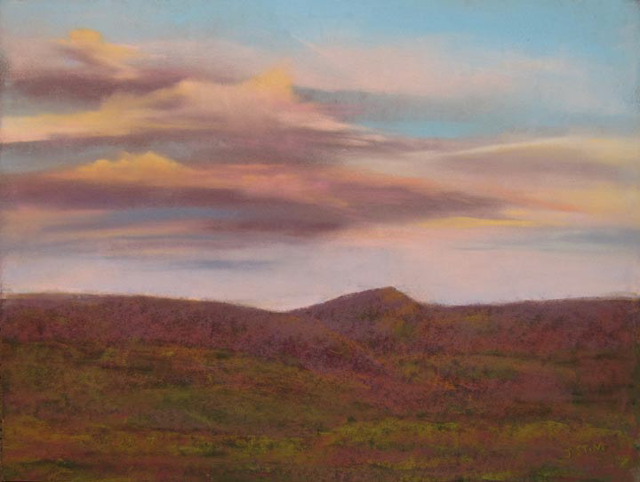 Waiting for the Blood Moon to Rise  9 x 12