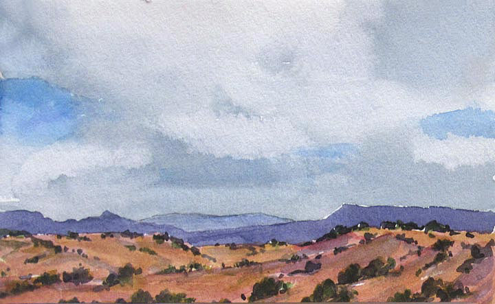 Incoming Storm Clouds  4.25 x 7