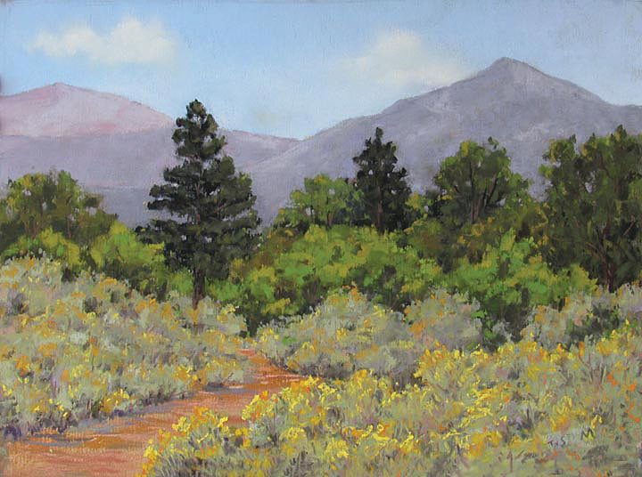 Chamisa in the Arroyo  9 x 12