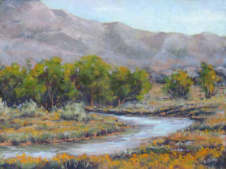 Autumn River 9 x 12
