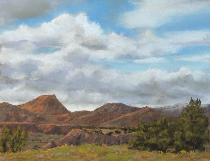 St. Peter's Dome, Spring  9 x 12