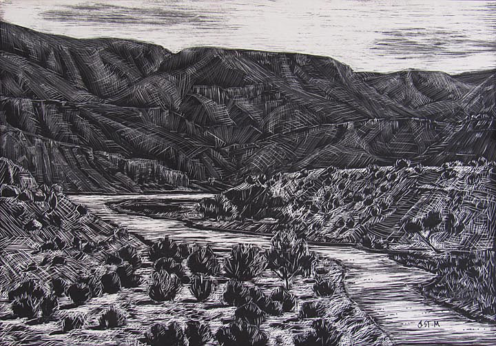 The Winding Rio Grande 5 x 7