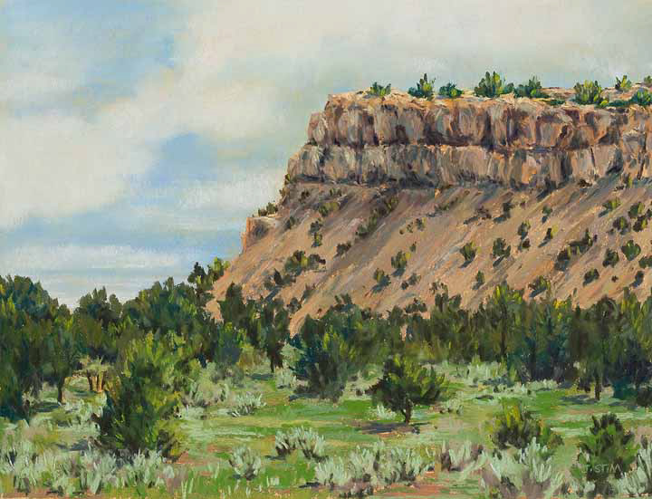 Rising Cliffs 9 x 12