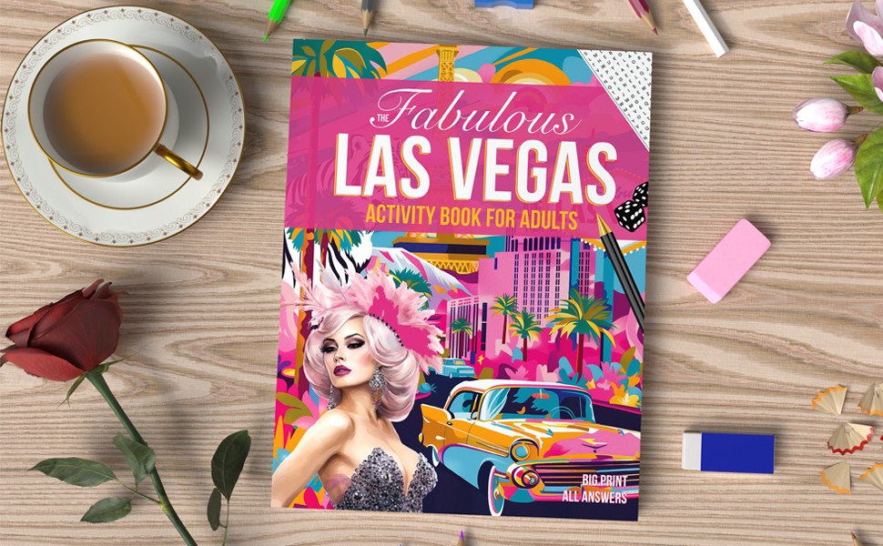 NEW RELEASE! The Fabulous Las Vegas Activity Book for Adults