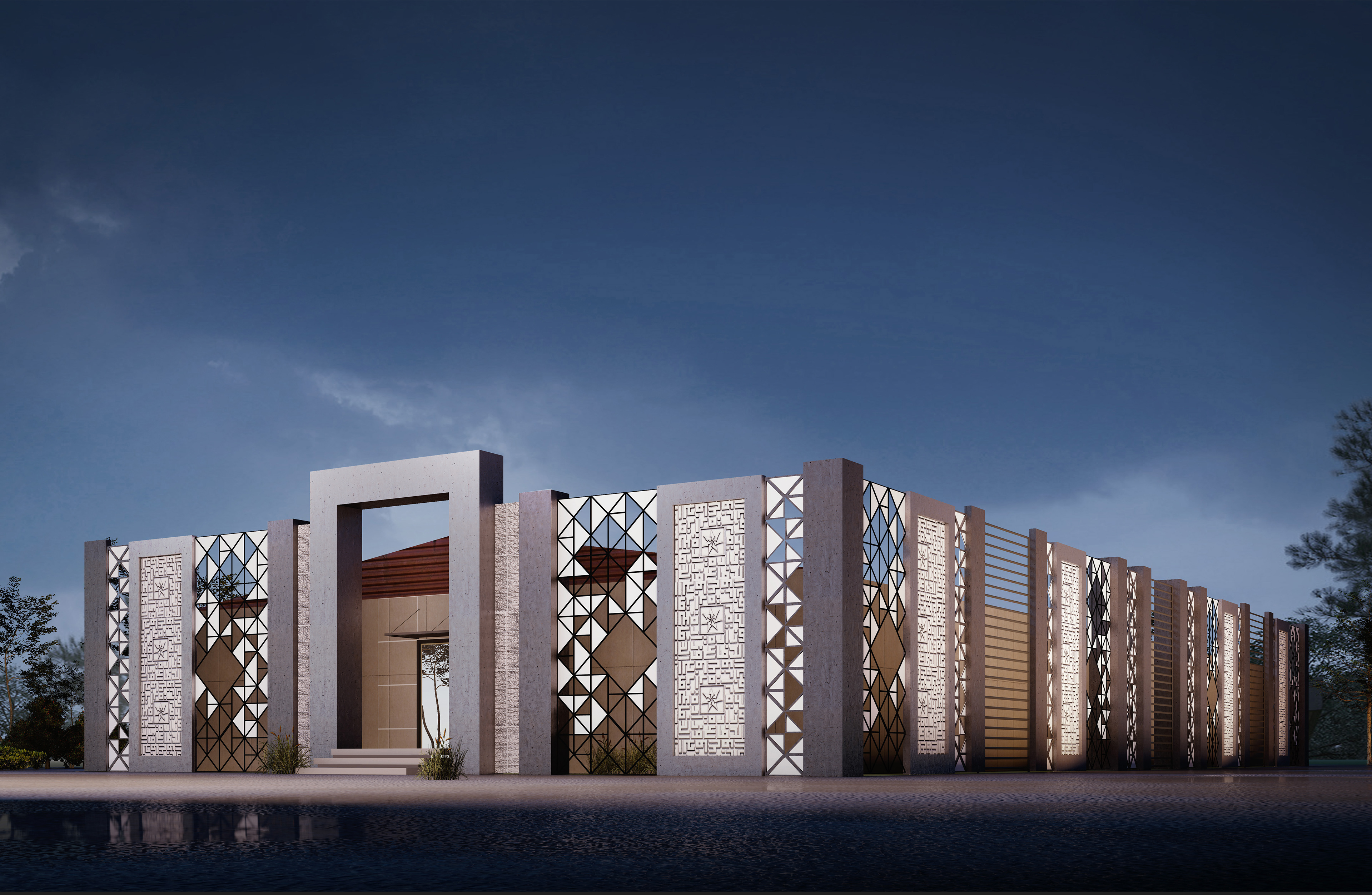 scope of work : facade design + visualization