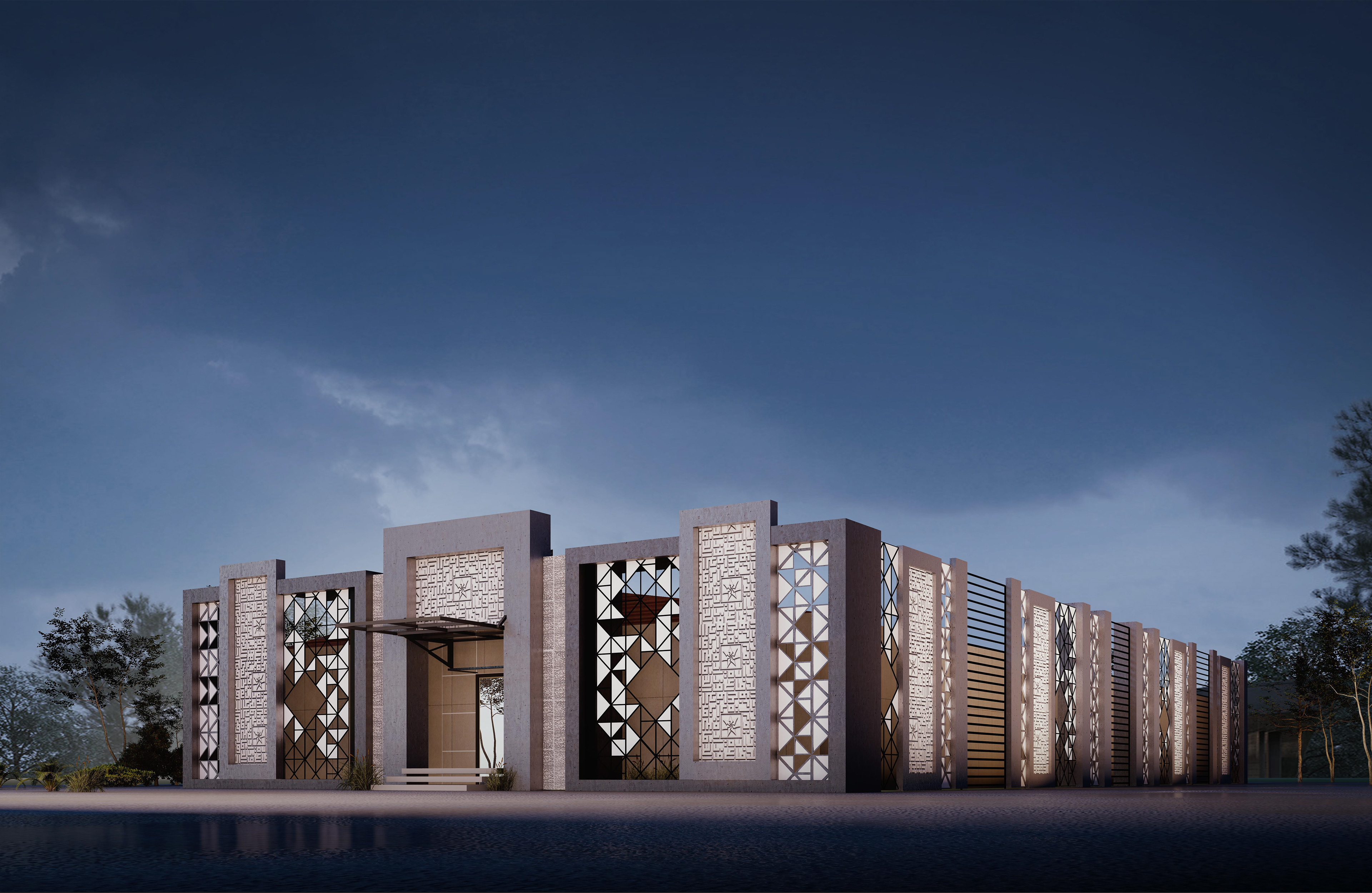 scope of work : facade design + visualization