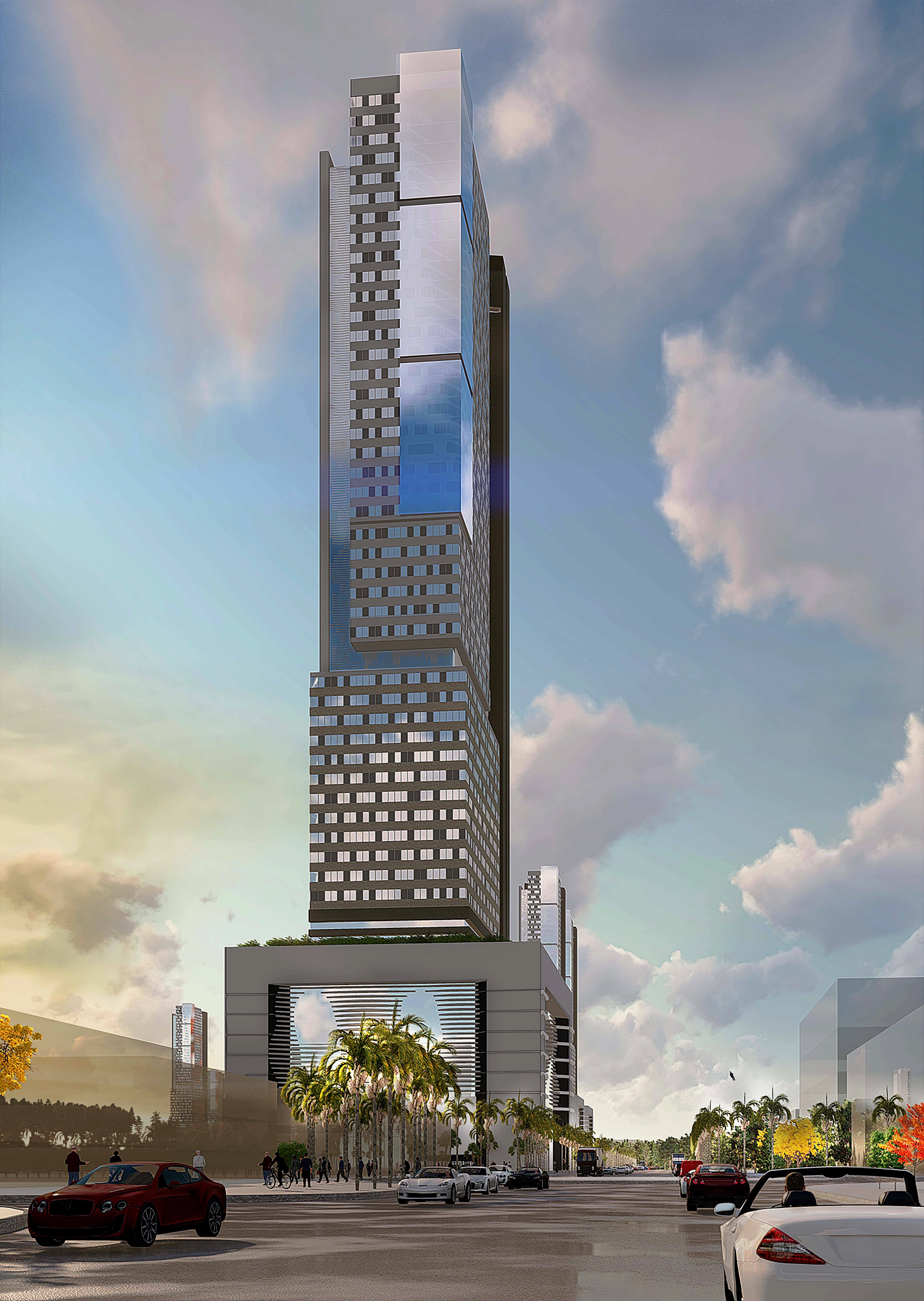 Scope of work : Podium Design+Visualization