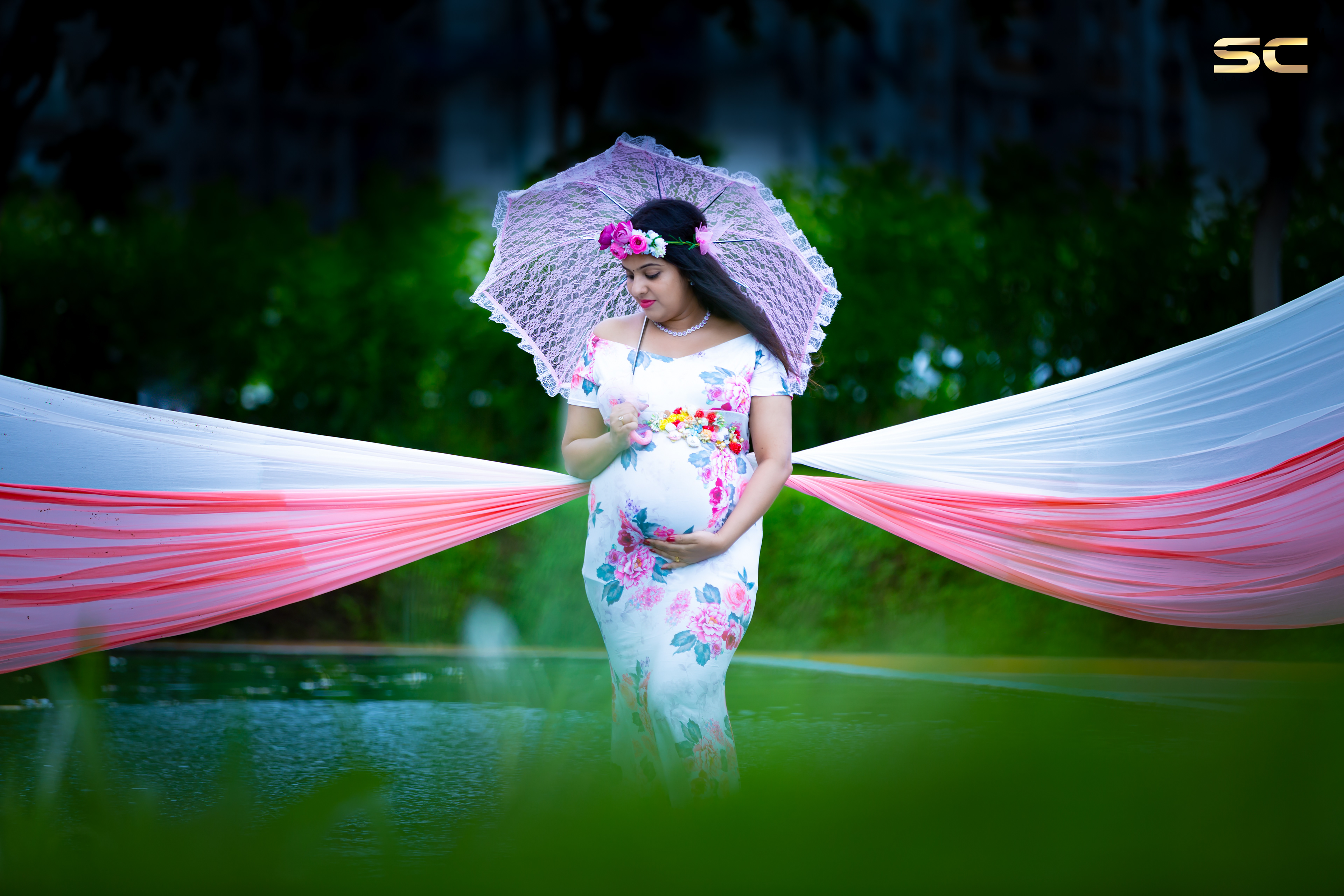 Radhika Vivek Maternity Photoshoot