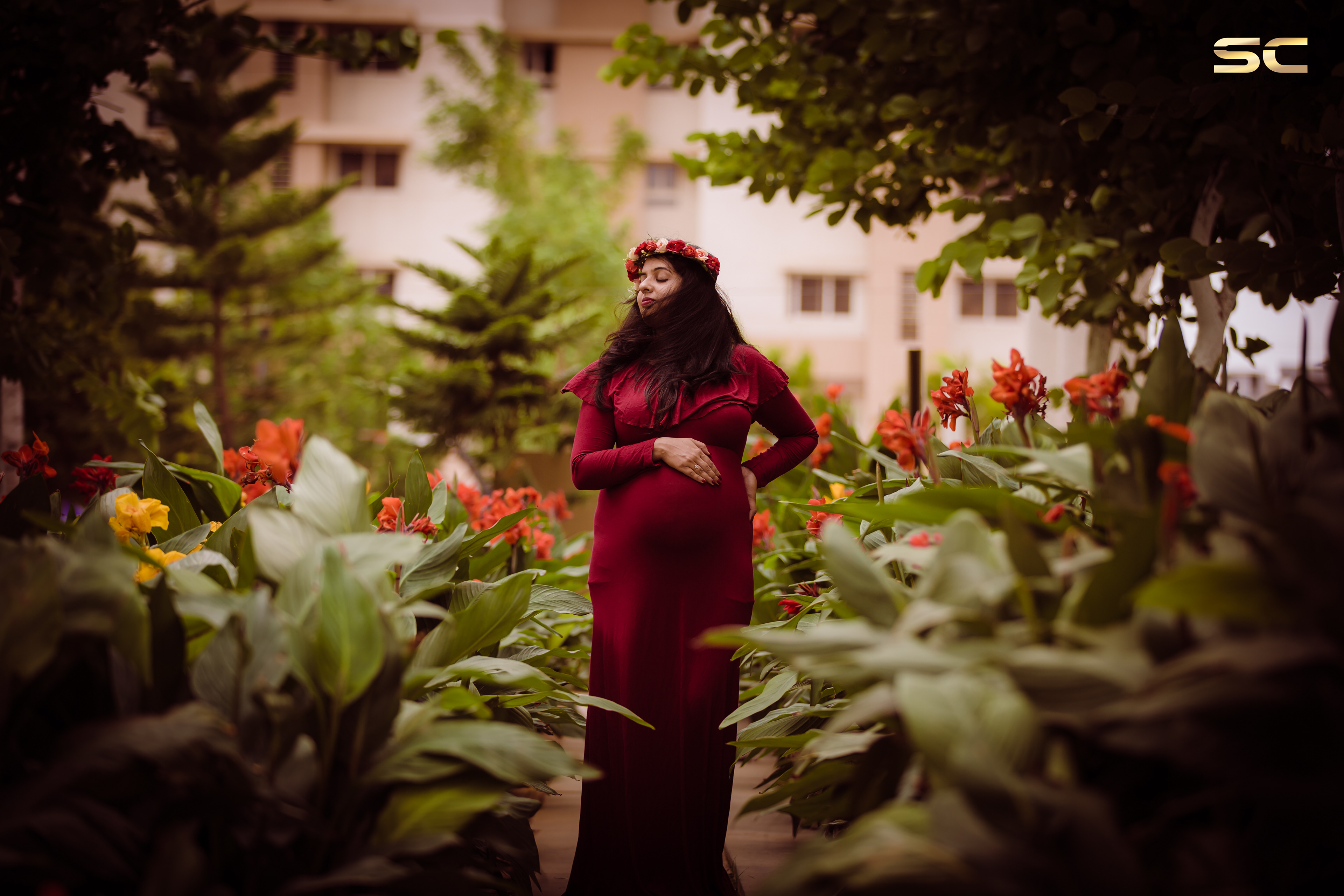 Radhika Vivek Maternity Photoshoot