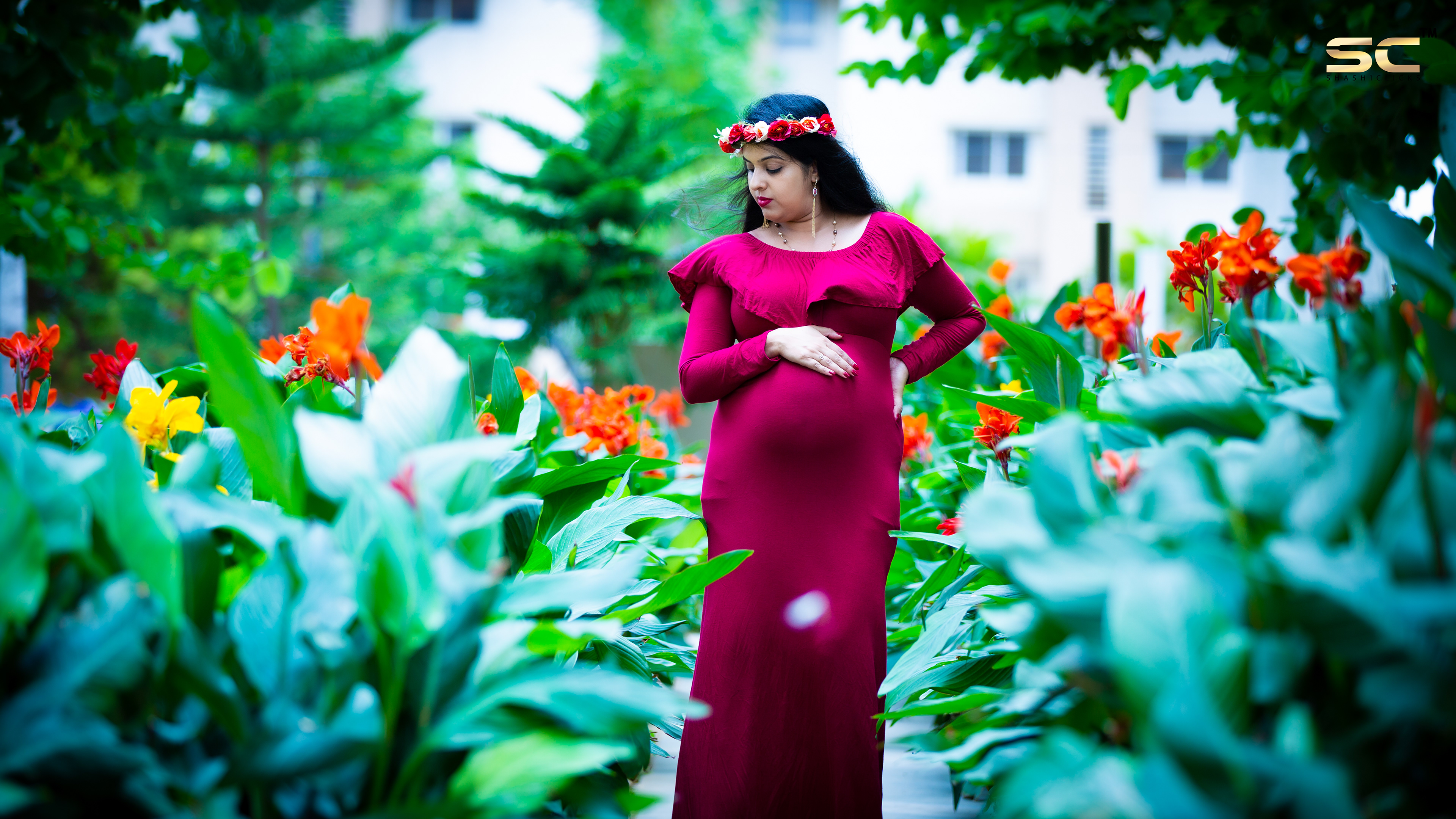Radhika Vivek Maternity Photoshoot