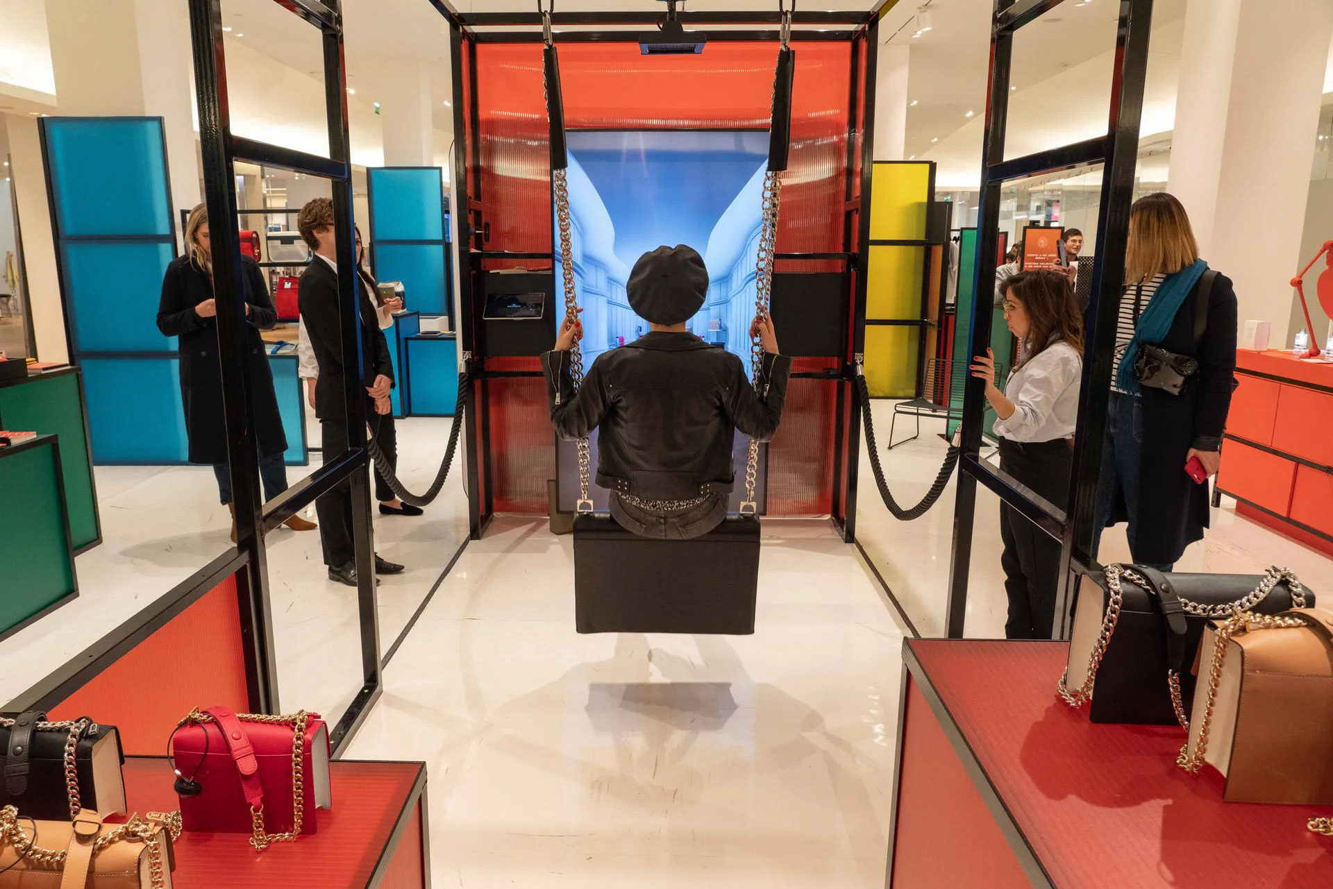 Delvaux - Swing at Le Bon Marché - Paris