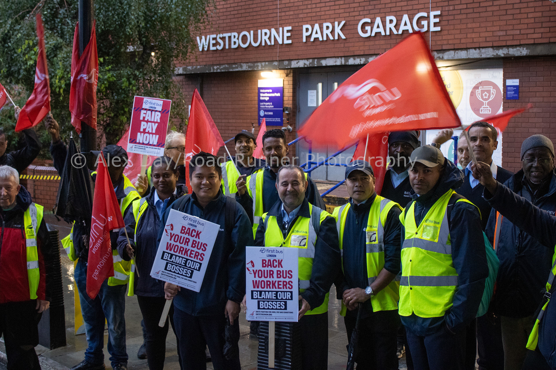First London picket line