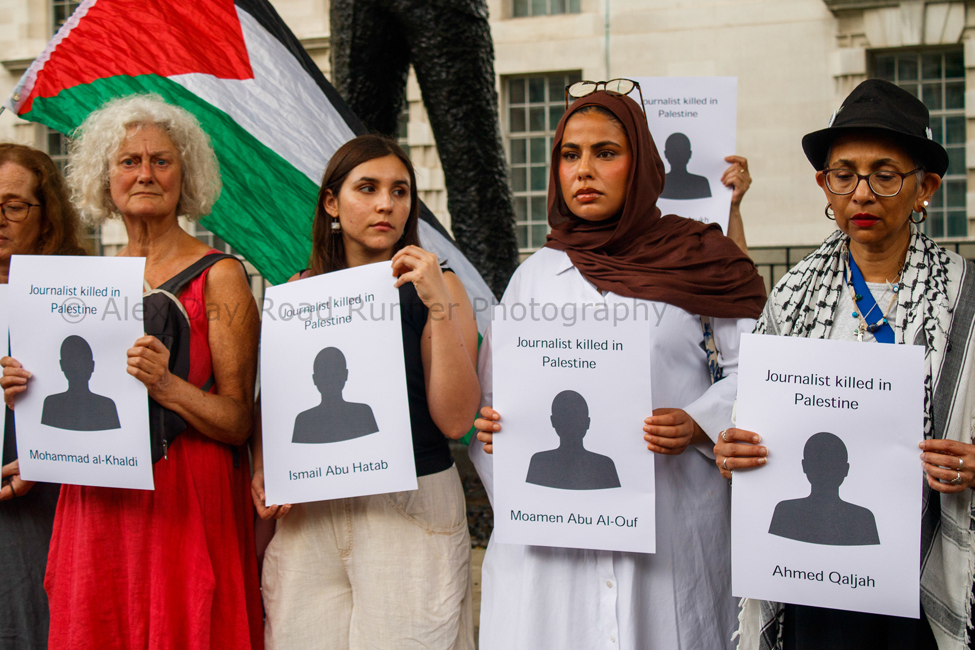 NUJ Vigil for murdered journalists in Palestine