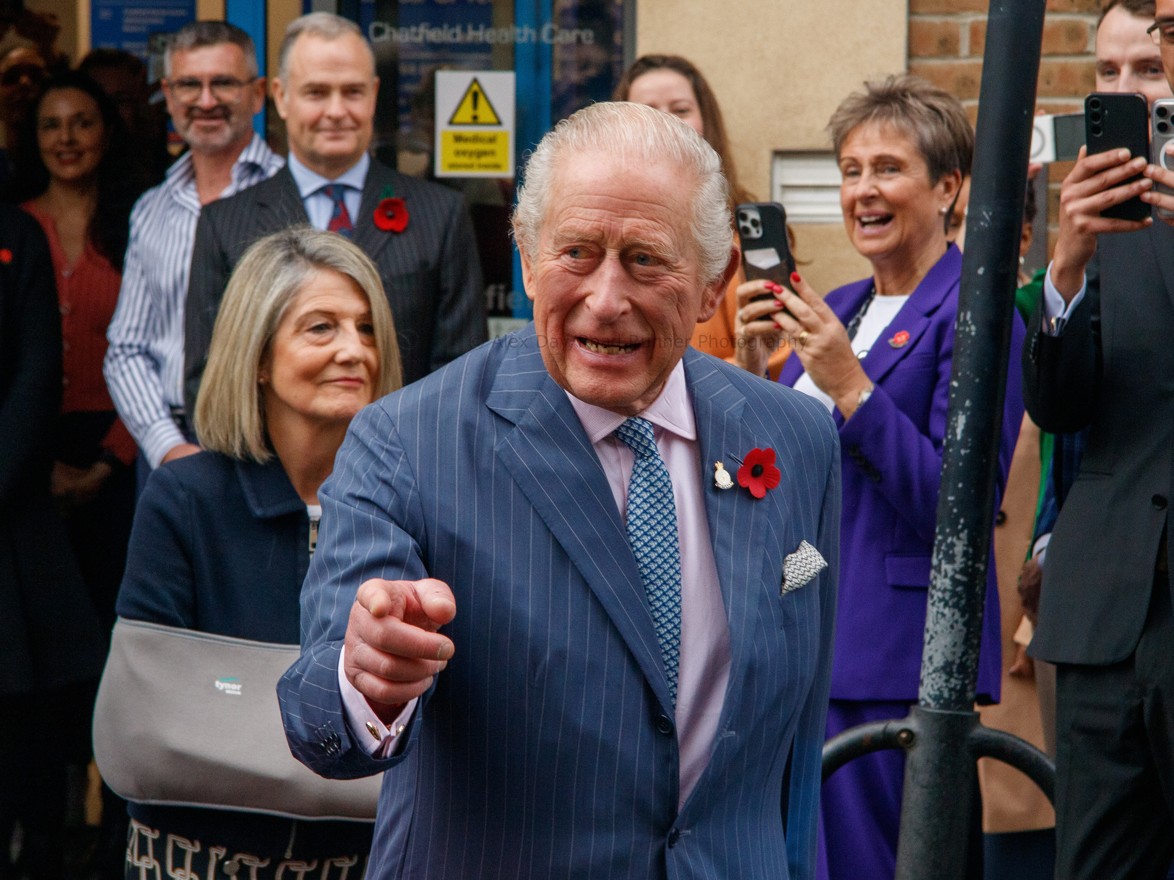 King Charles III visits Chatfield Health Care