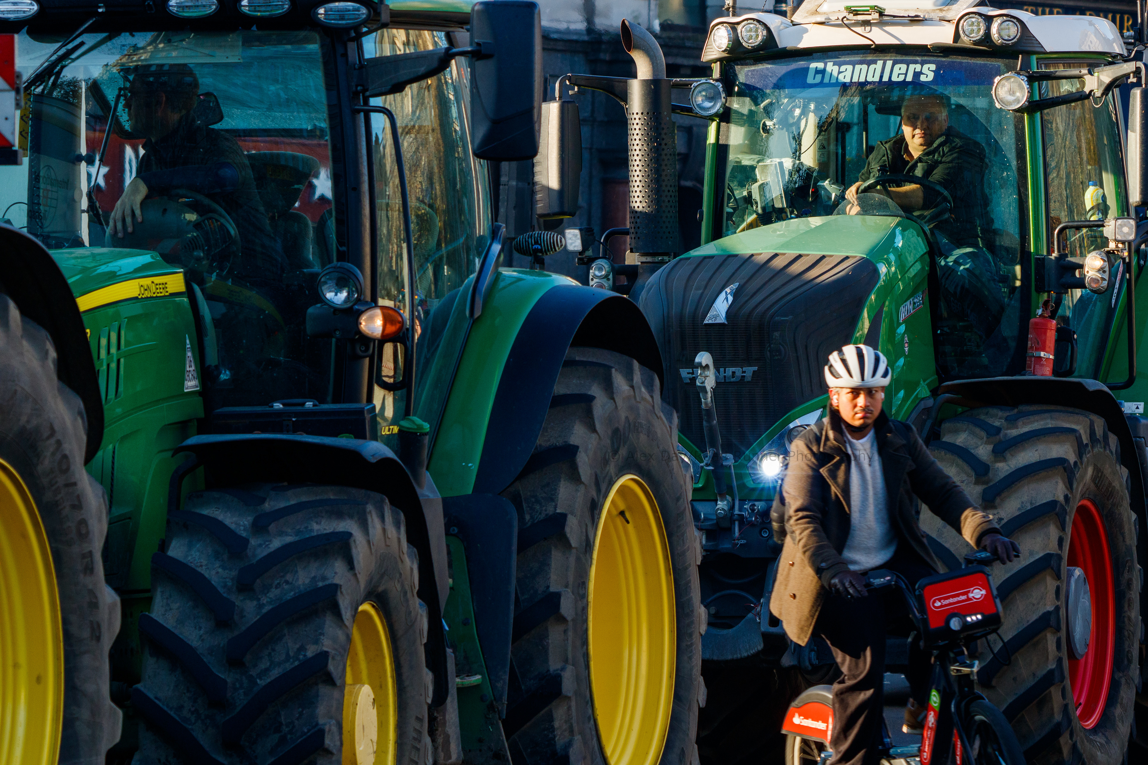 Budget day farmers protest