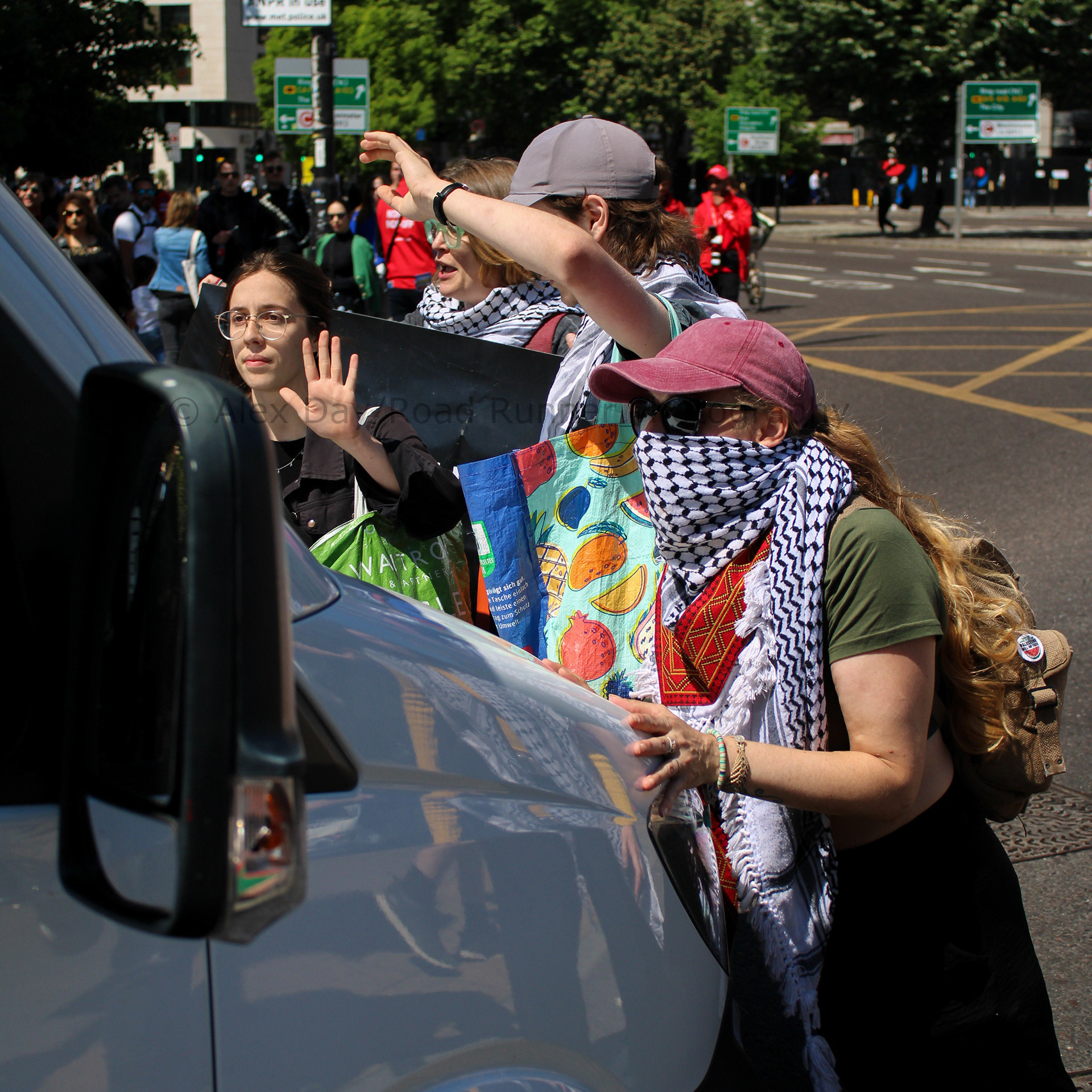 Youth Demand activists block Tower Bridge