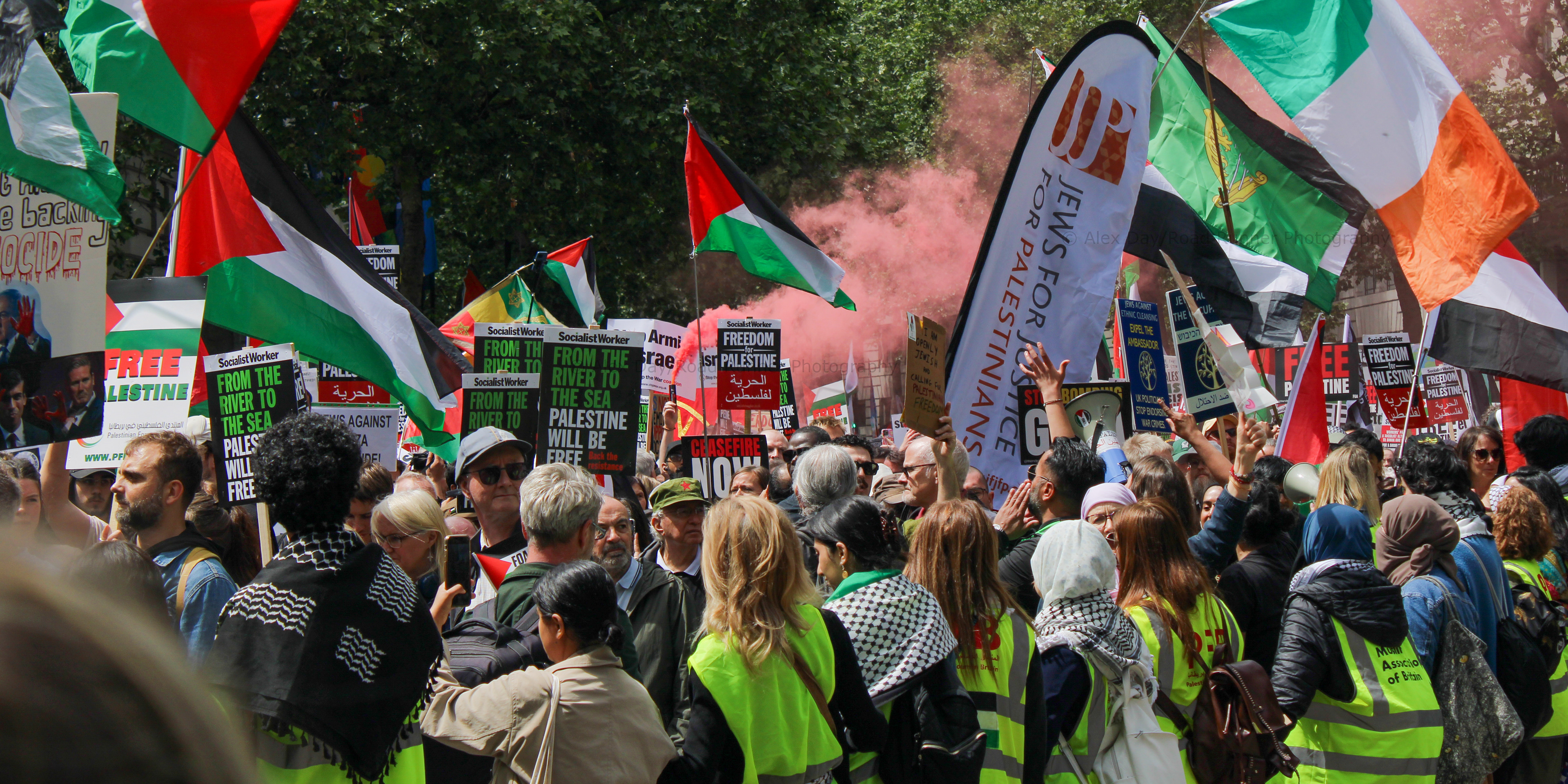 The June 2024 Palestine Solidarity Campaign national demo 