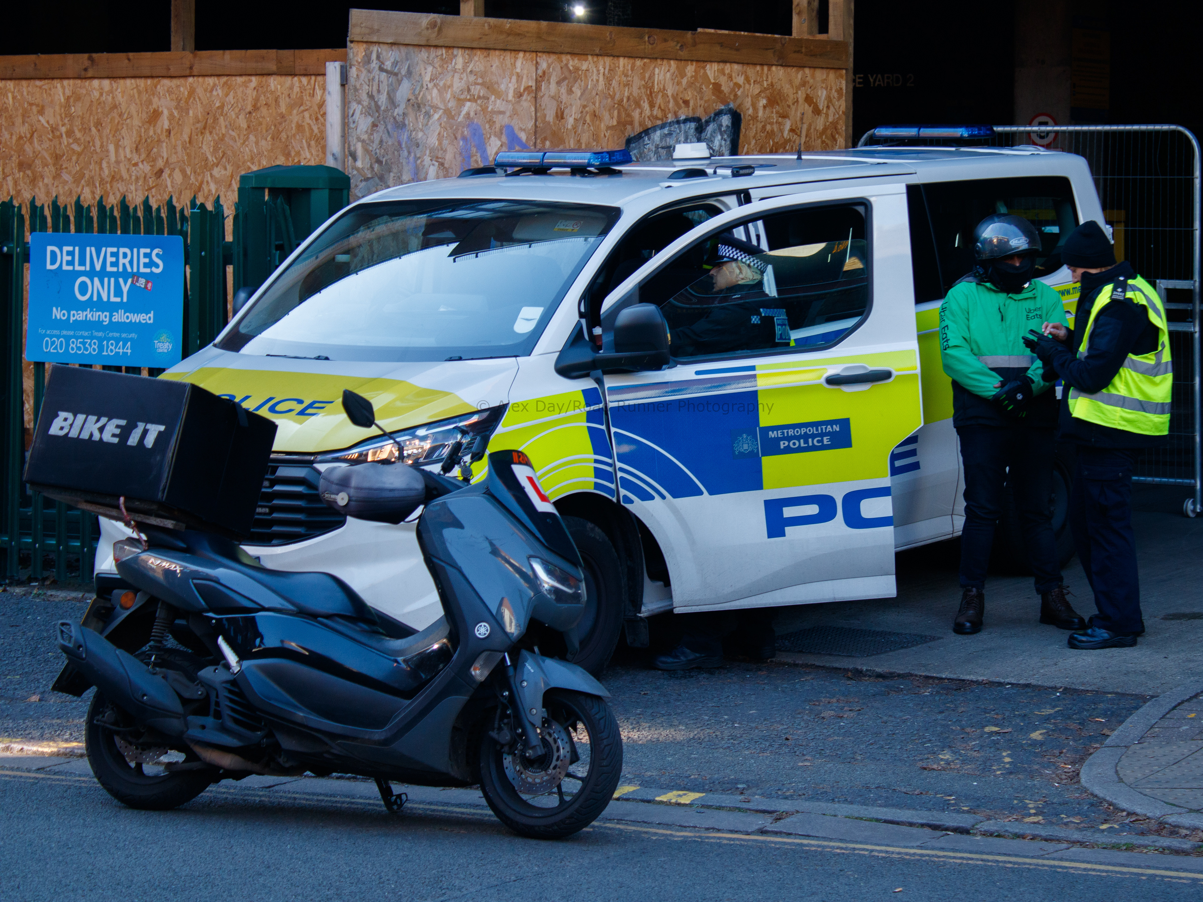 The Metropolitan Police and Immigration Enforcement conduct an operation in Hounslow