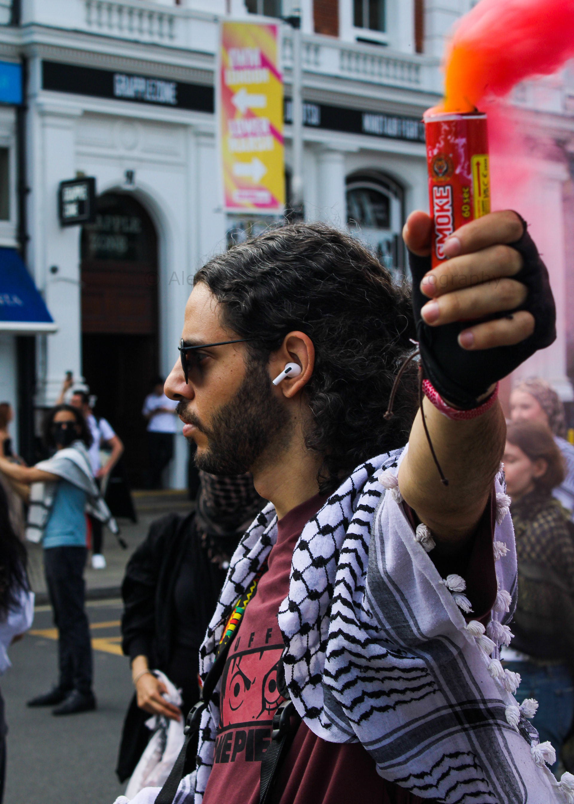 Youth Demand protesters block a junction for thirty minutes