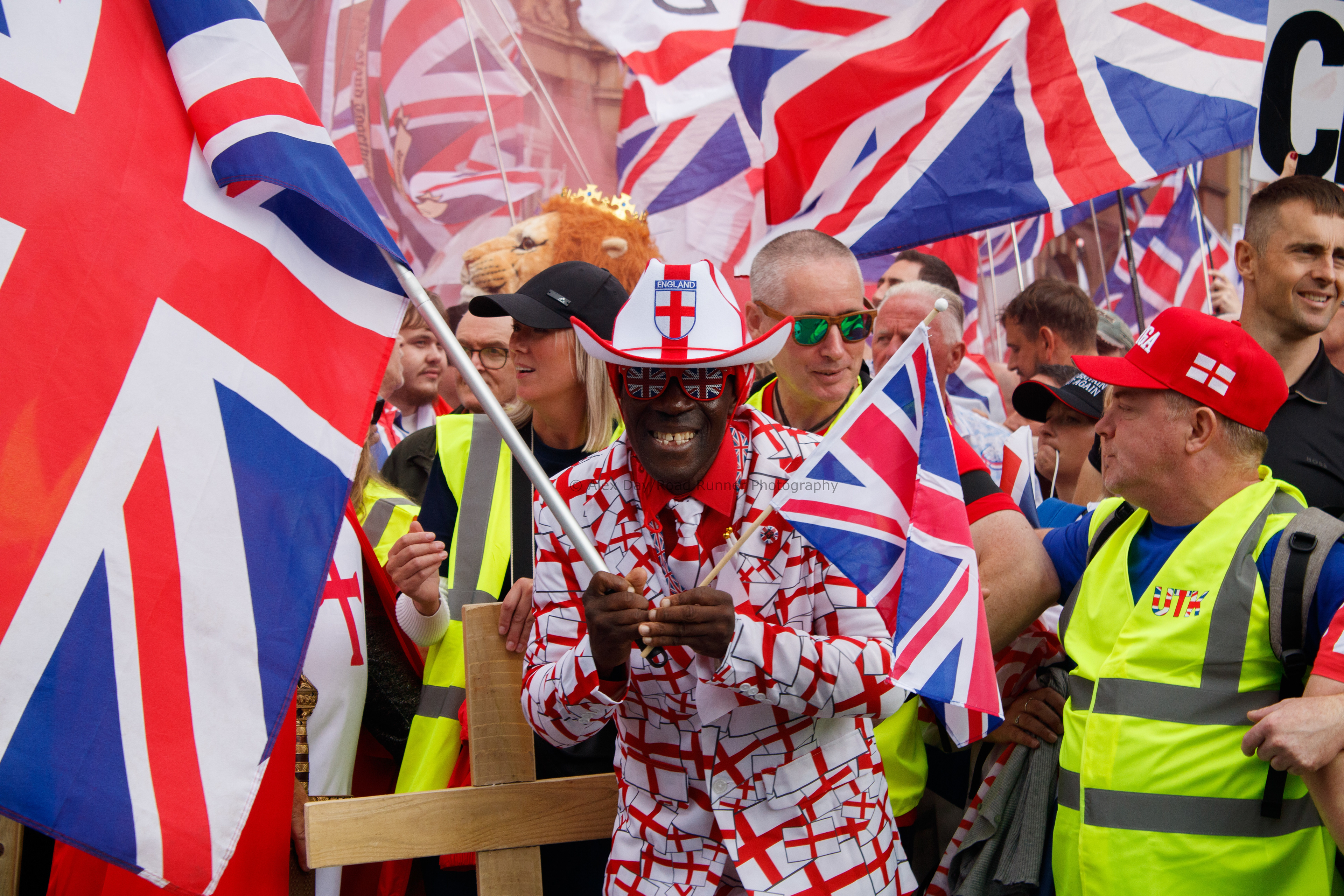 Unite The Kingdom protesters