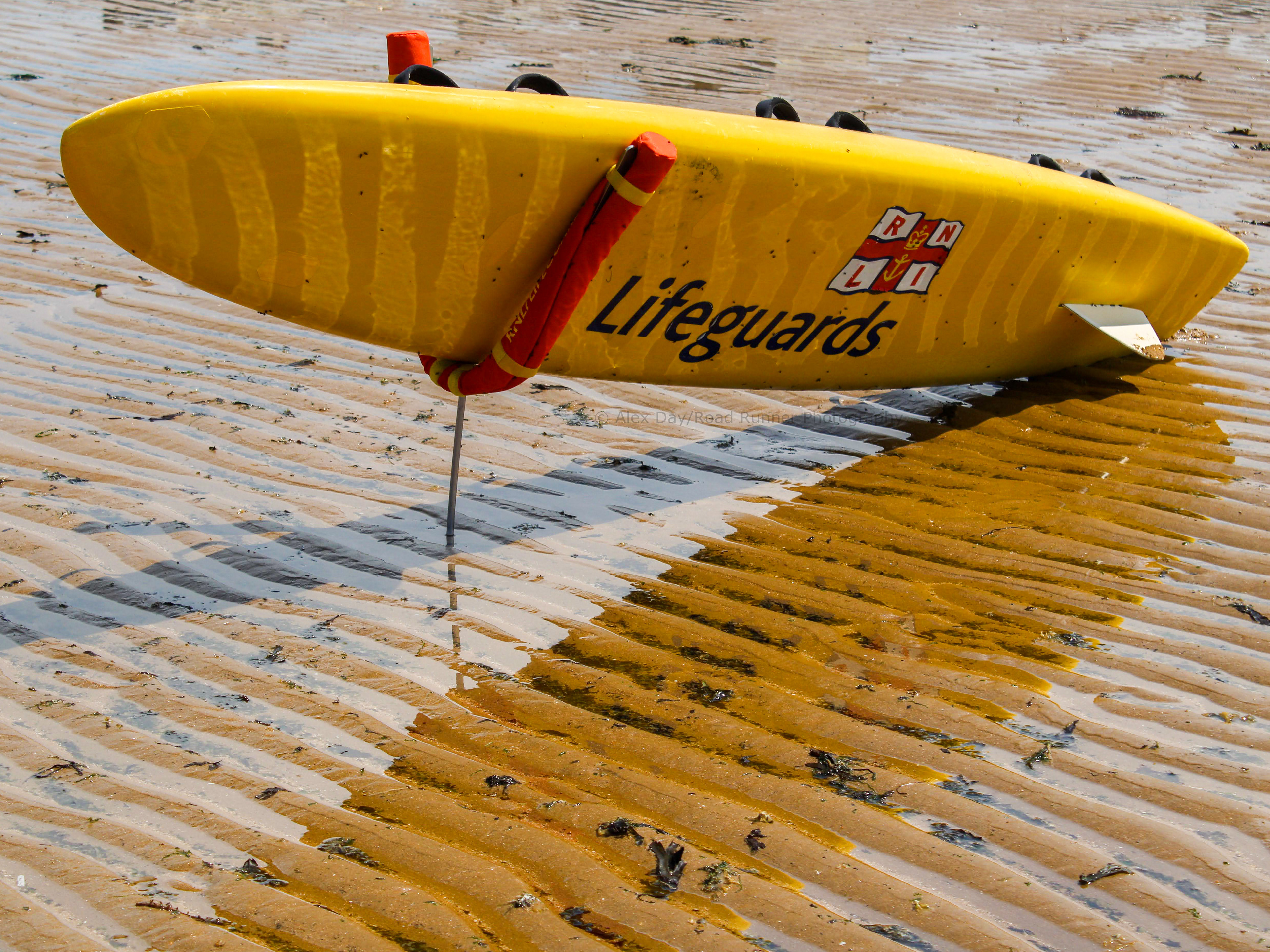 RNLI Lifeguards paddleboard