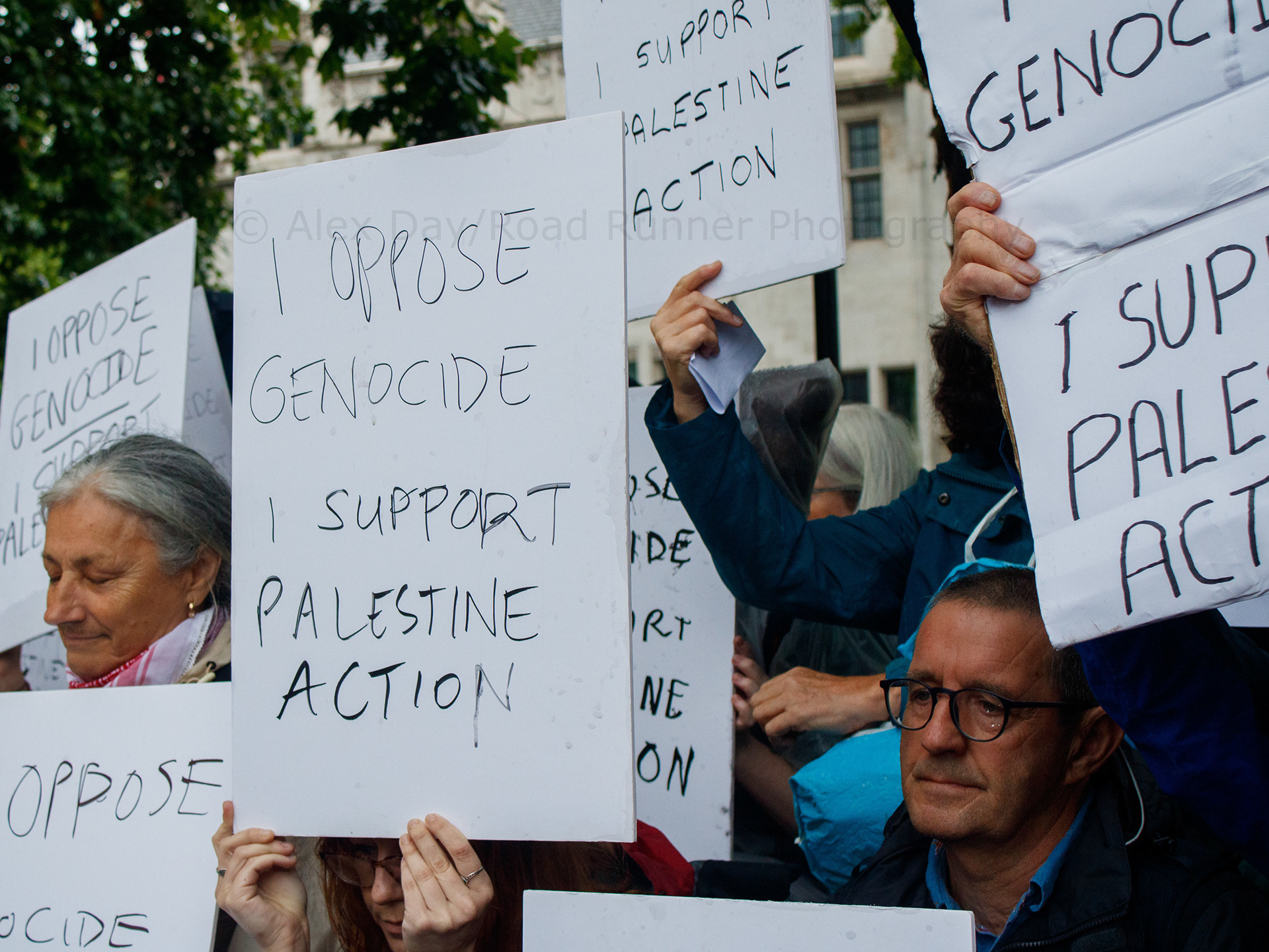 Protesters show support for Palestine Action