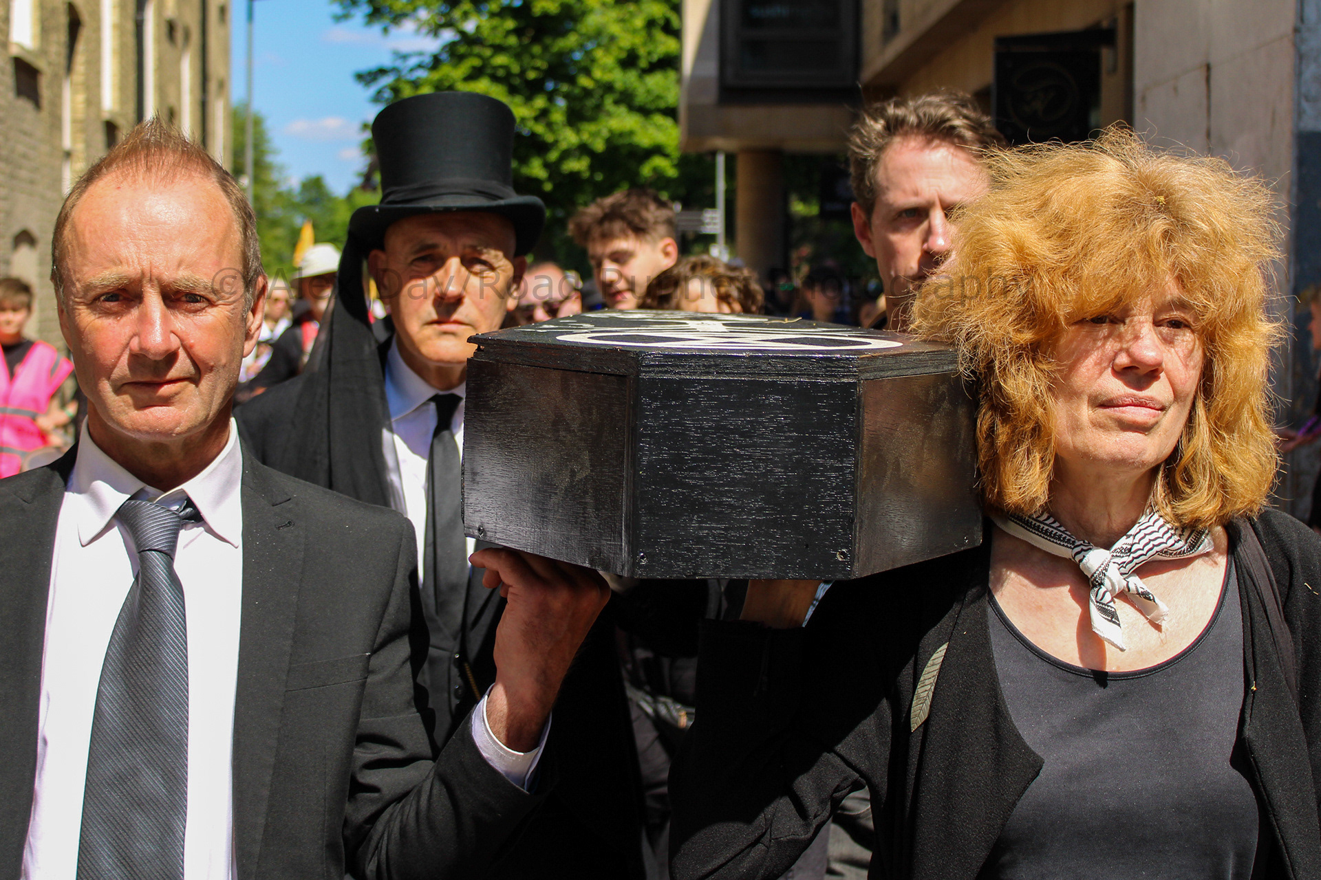 Extinction Rebellion 1.5 is dead demo in Cambridge