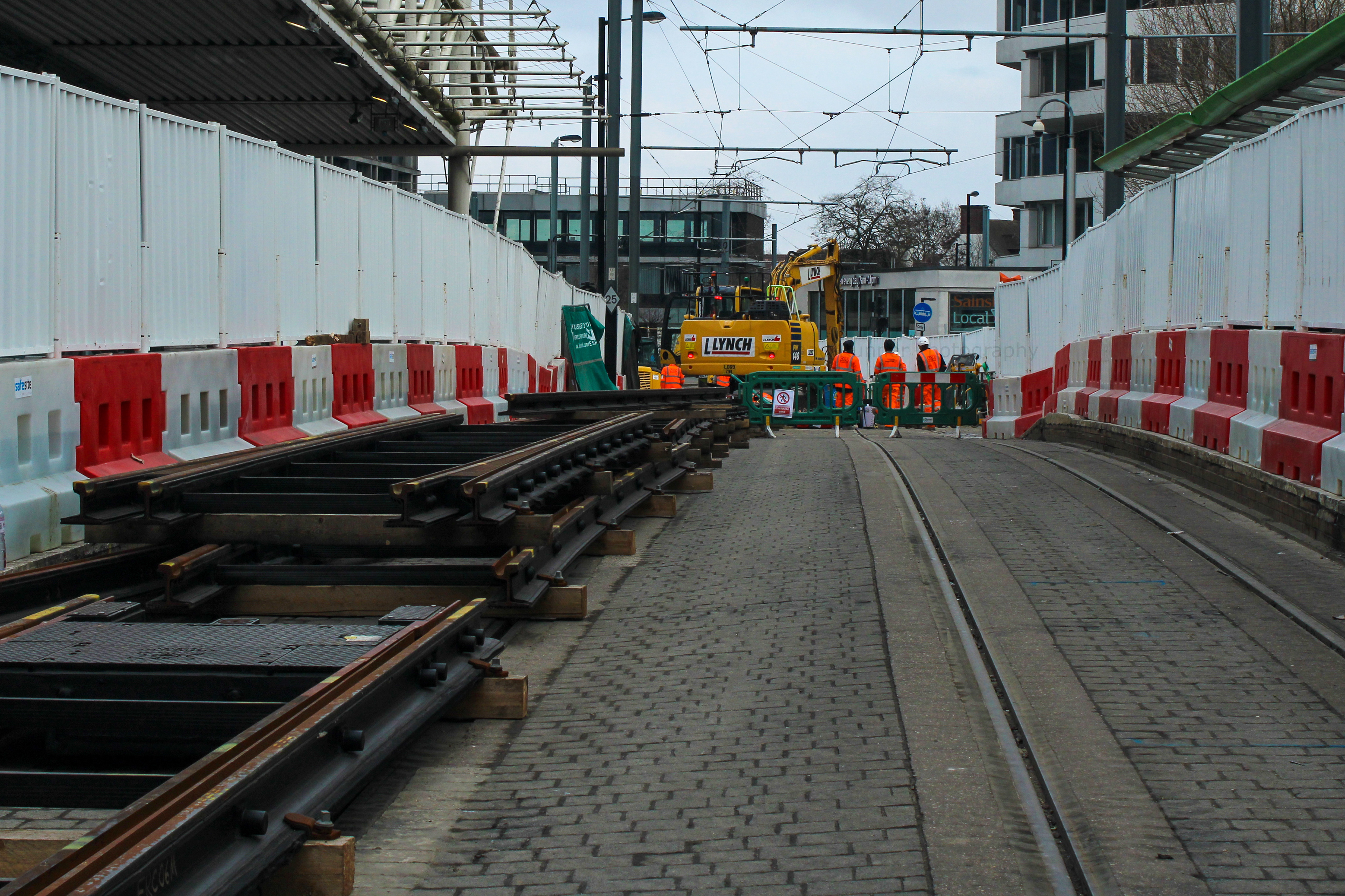Croydon Tramlink engerineering works