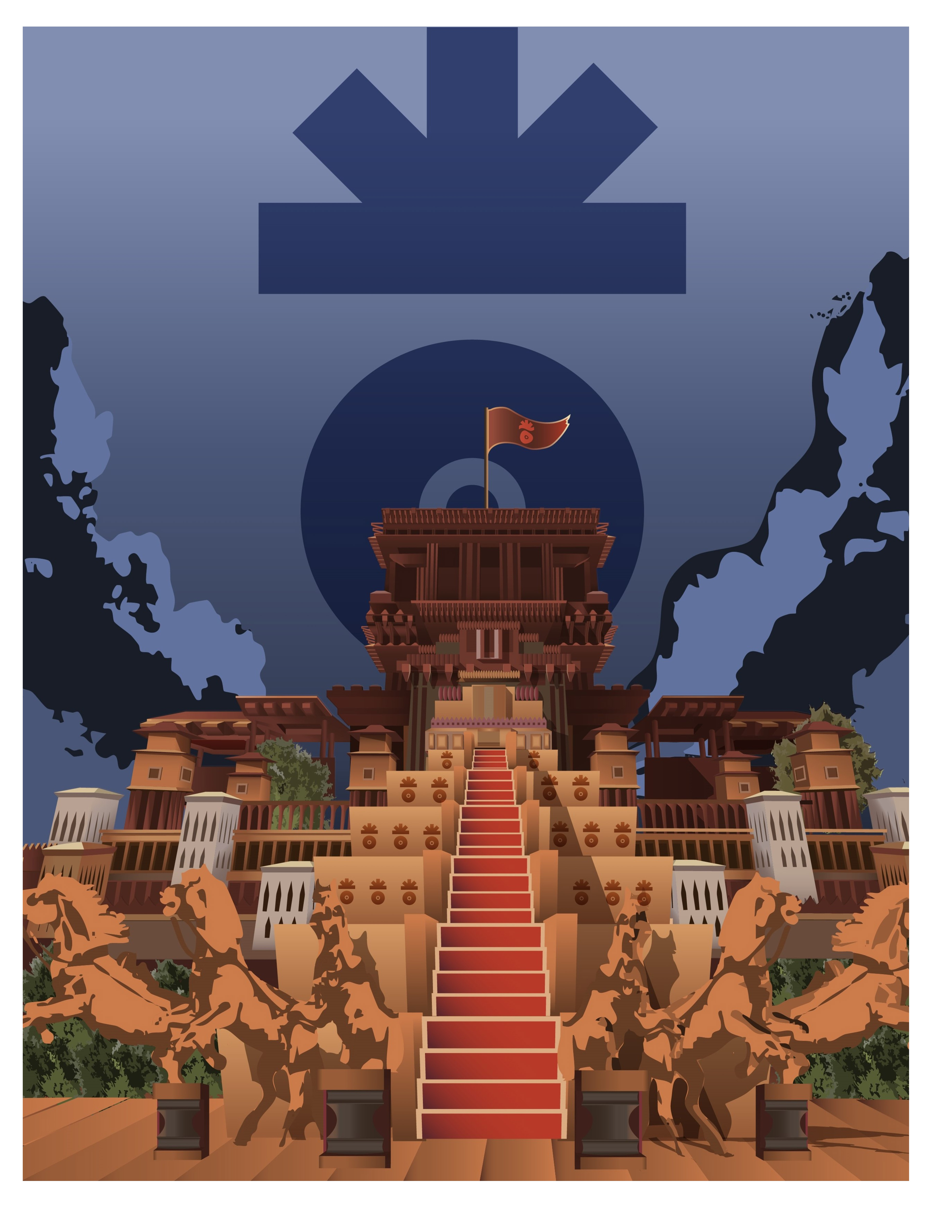 Palace (Vector Drawing)