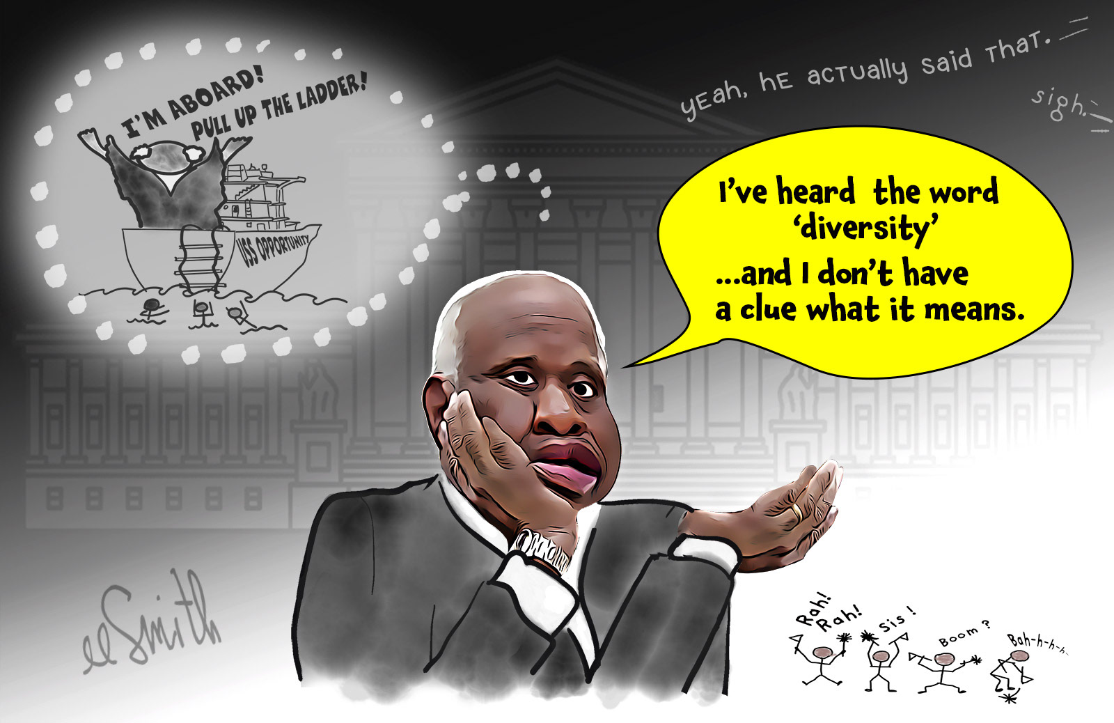 Clarence Thomas vs diversity