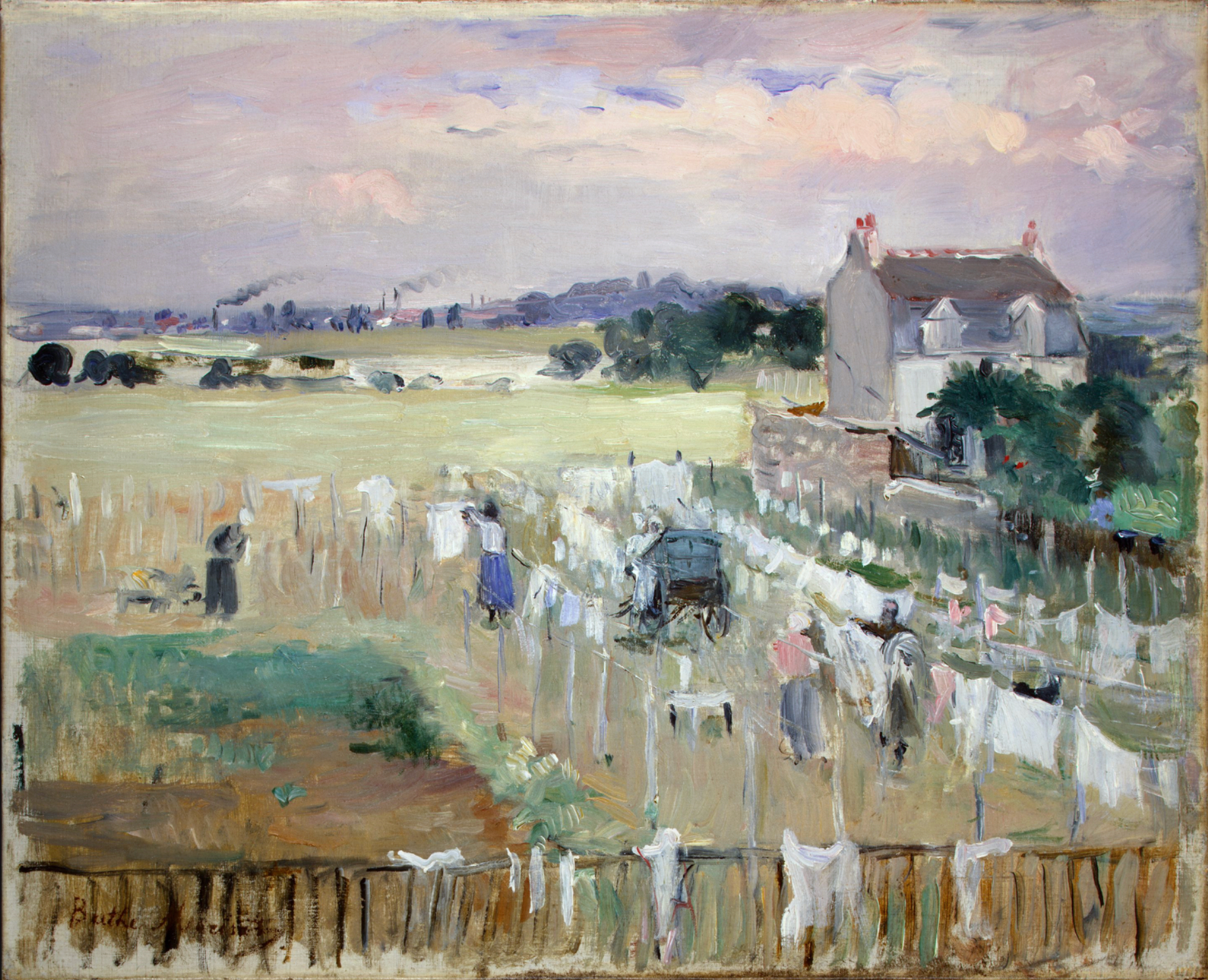 Hanging The Laundry Out To Dry (1875)
