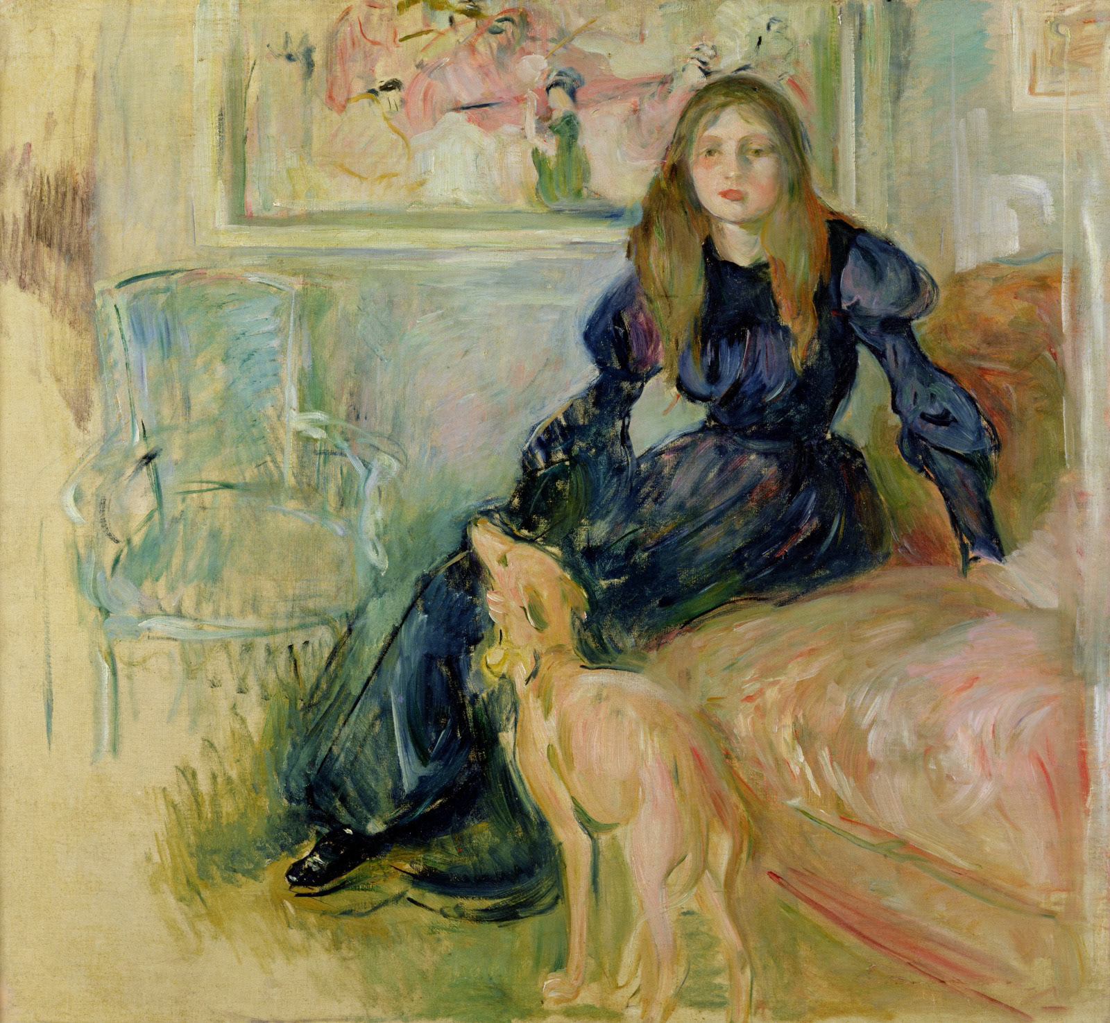 Julie Manet and her Greyhound (1893)