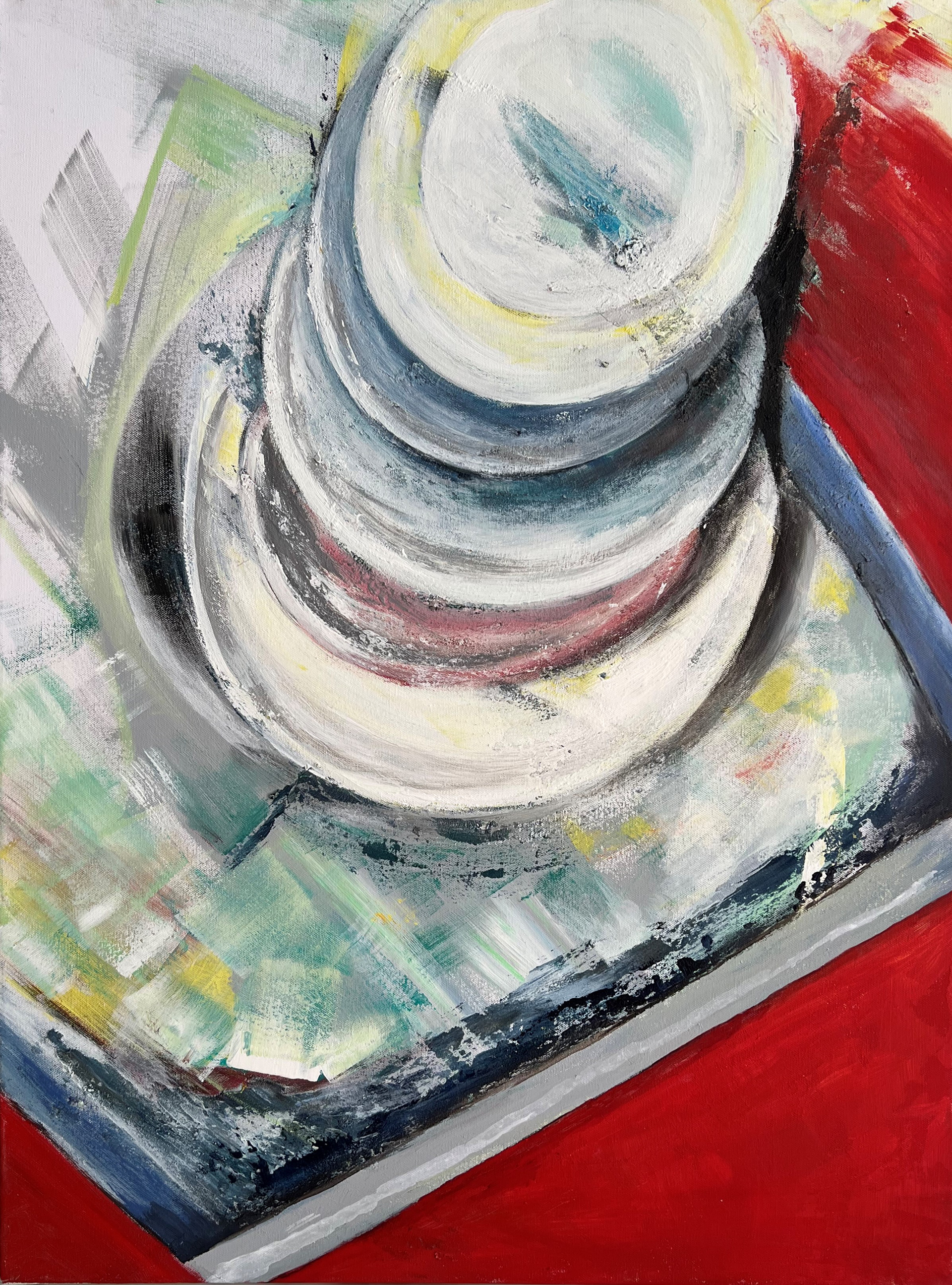 Ohne Titel | Mischtechnik auf Leinwand | 60x80 cm