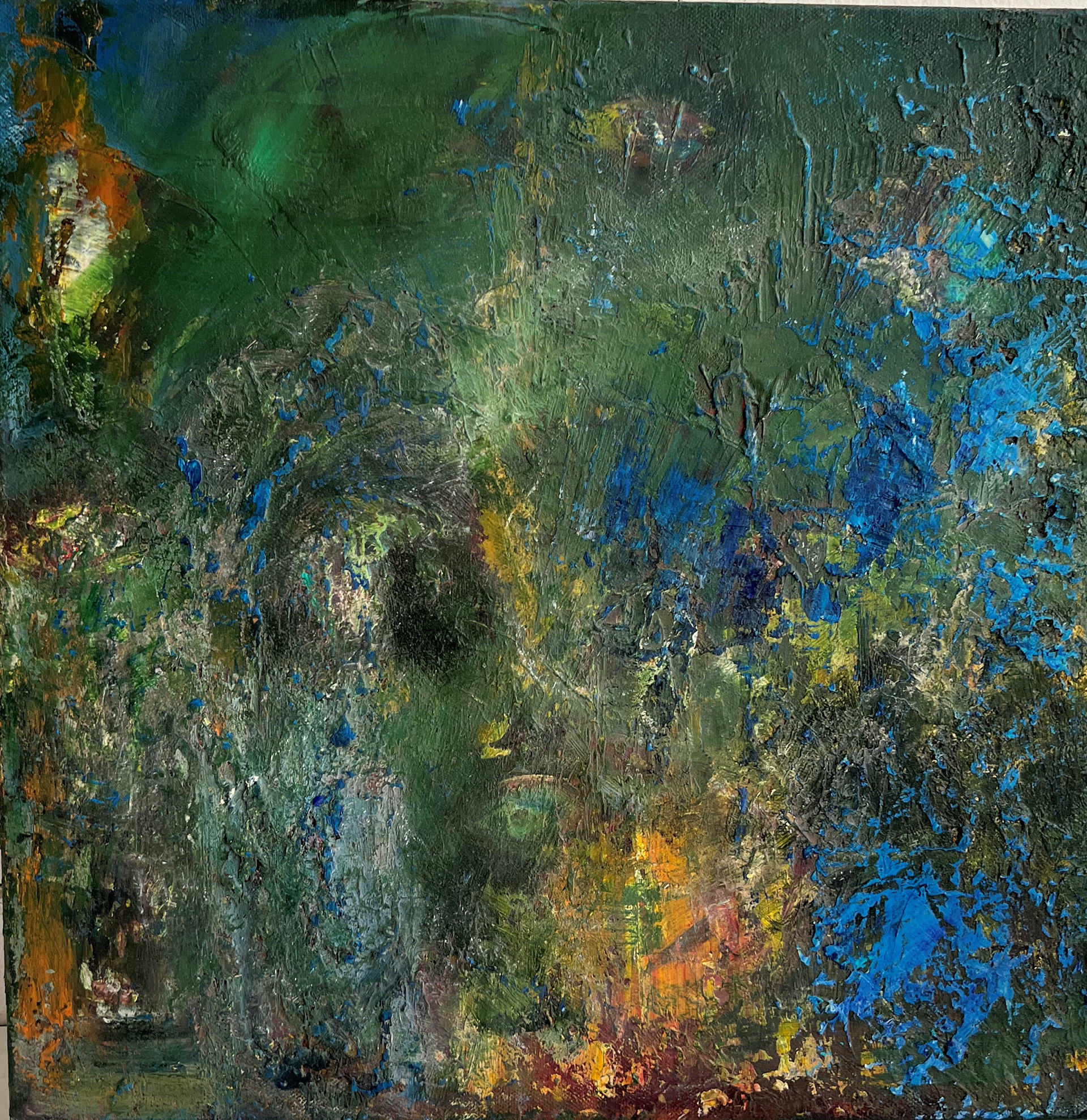 Ohne Titel | Mischtechnik auf Leinwand | 40x40 cm