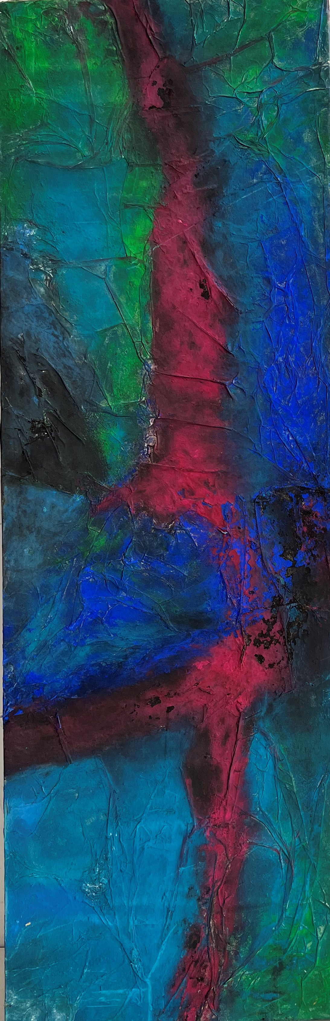 Ohne Titel | Mischtechnik auf Leinwand | 40x120 cm