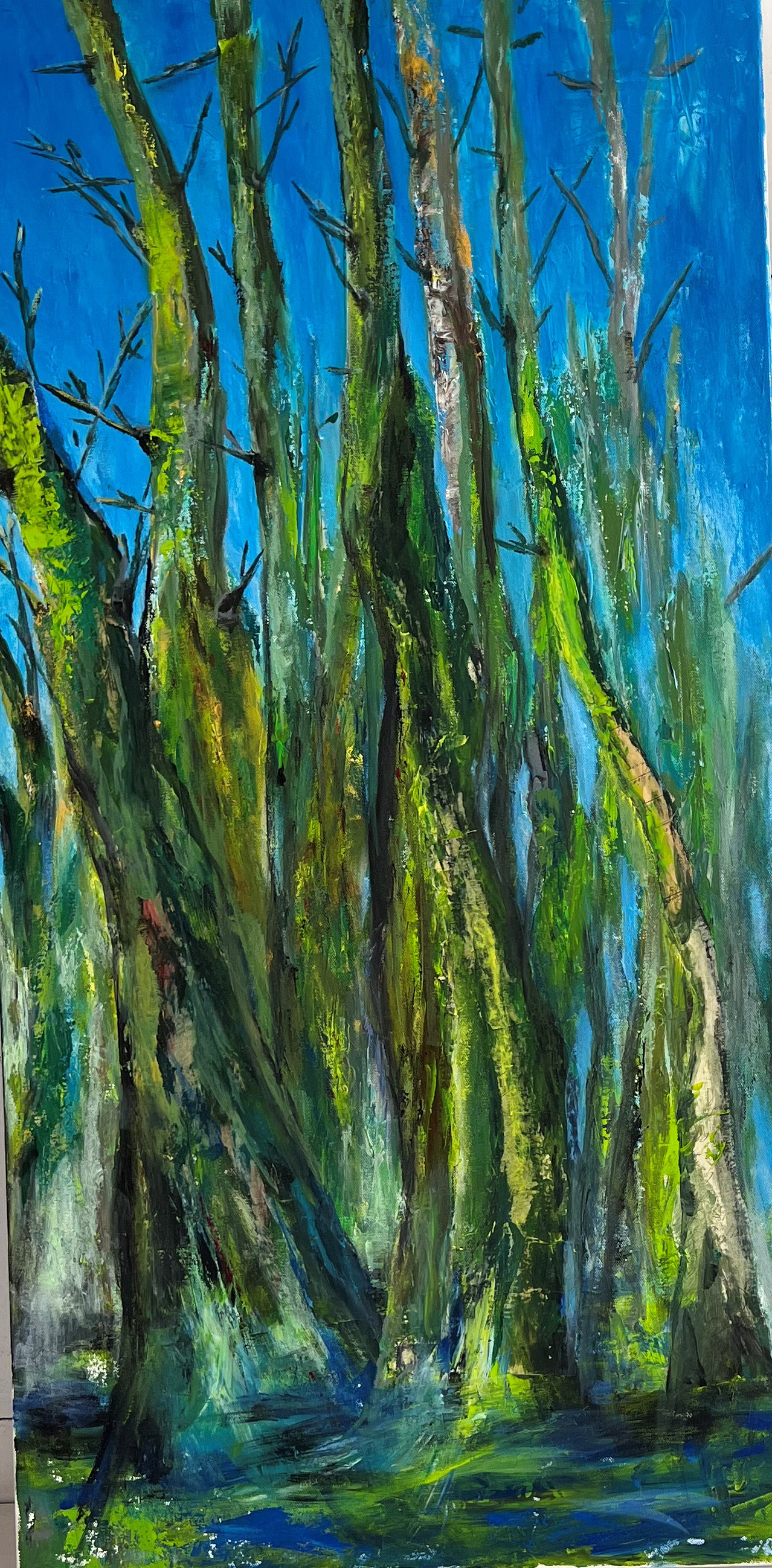 Ohne Titel | Mischtechnik auf Leinwand | 50x100 cm