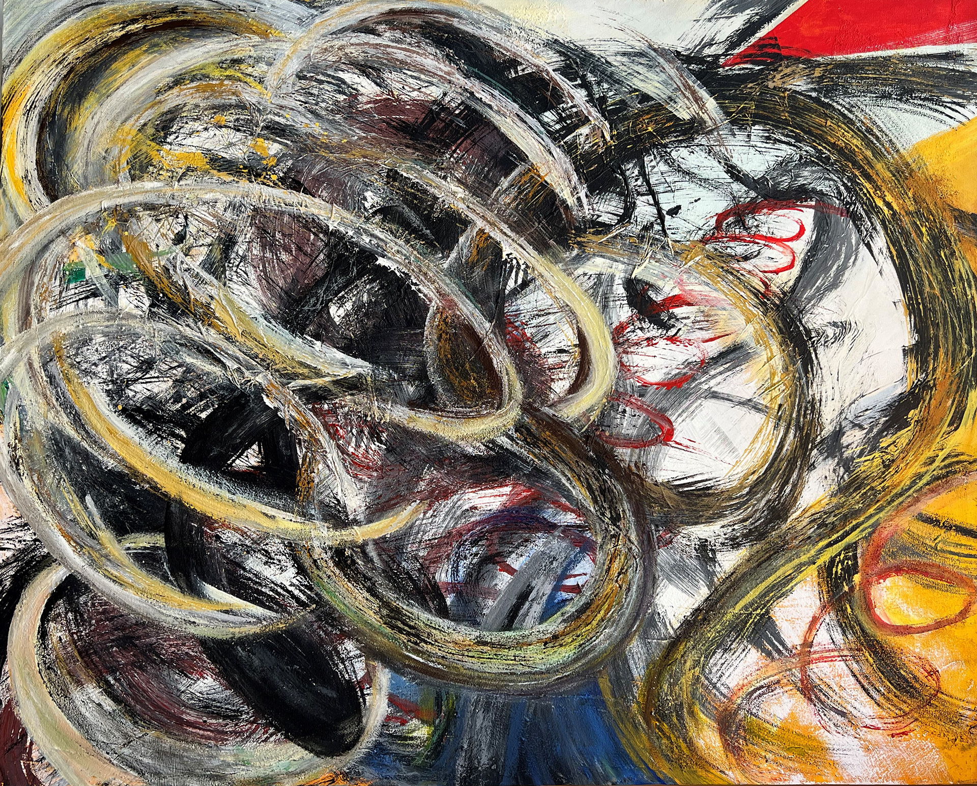 Ohne Titel | Mischtechnik auf Leinwand | 100x80 cm