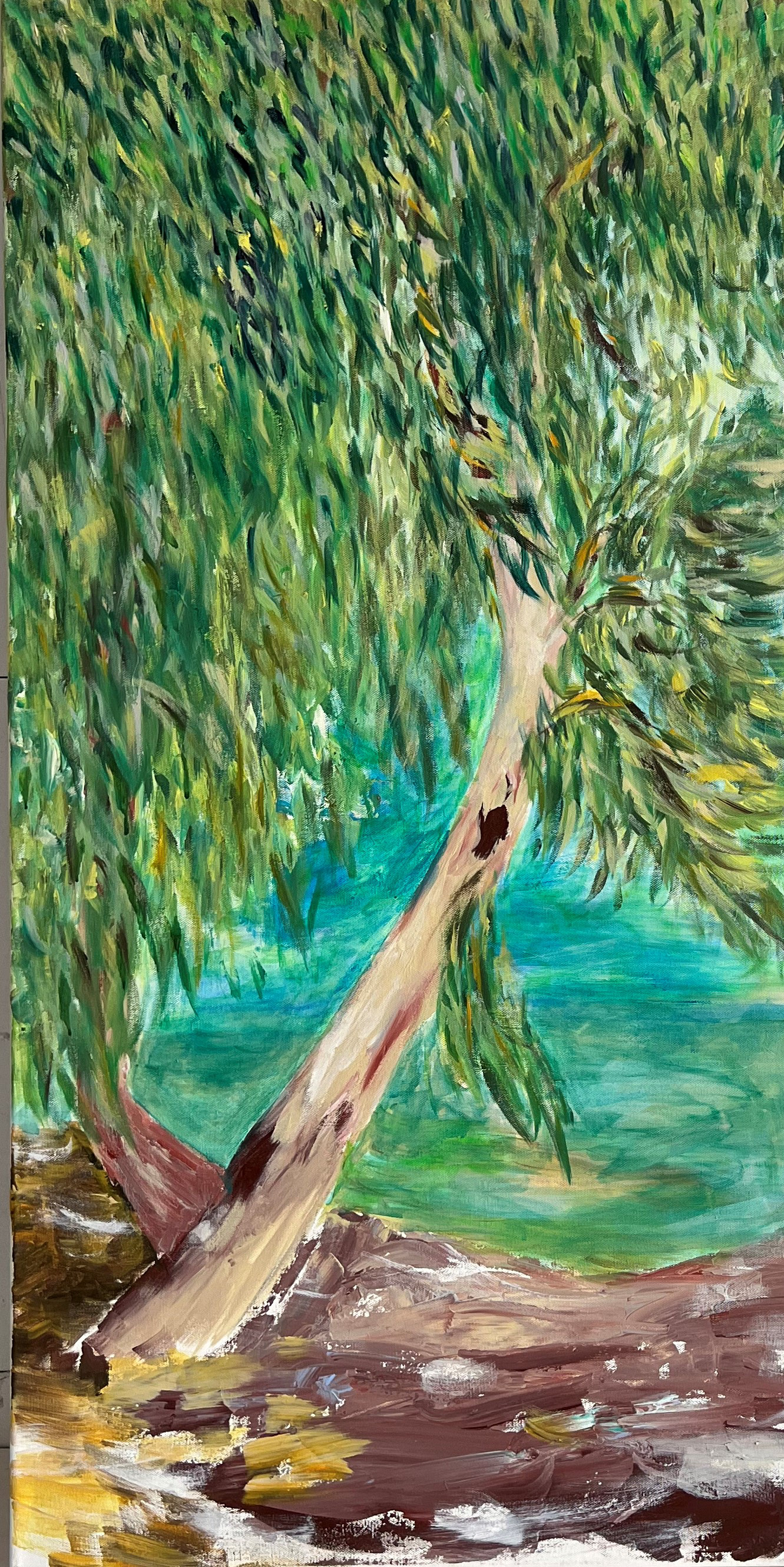 Ohne Titel | Mischtechnik auf Leinwand | 50x100 cm