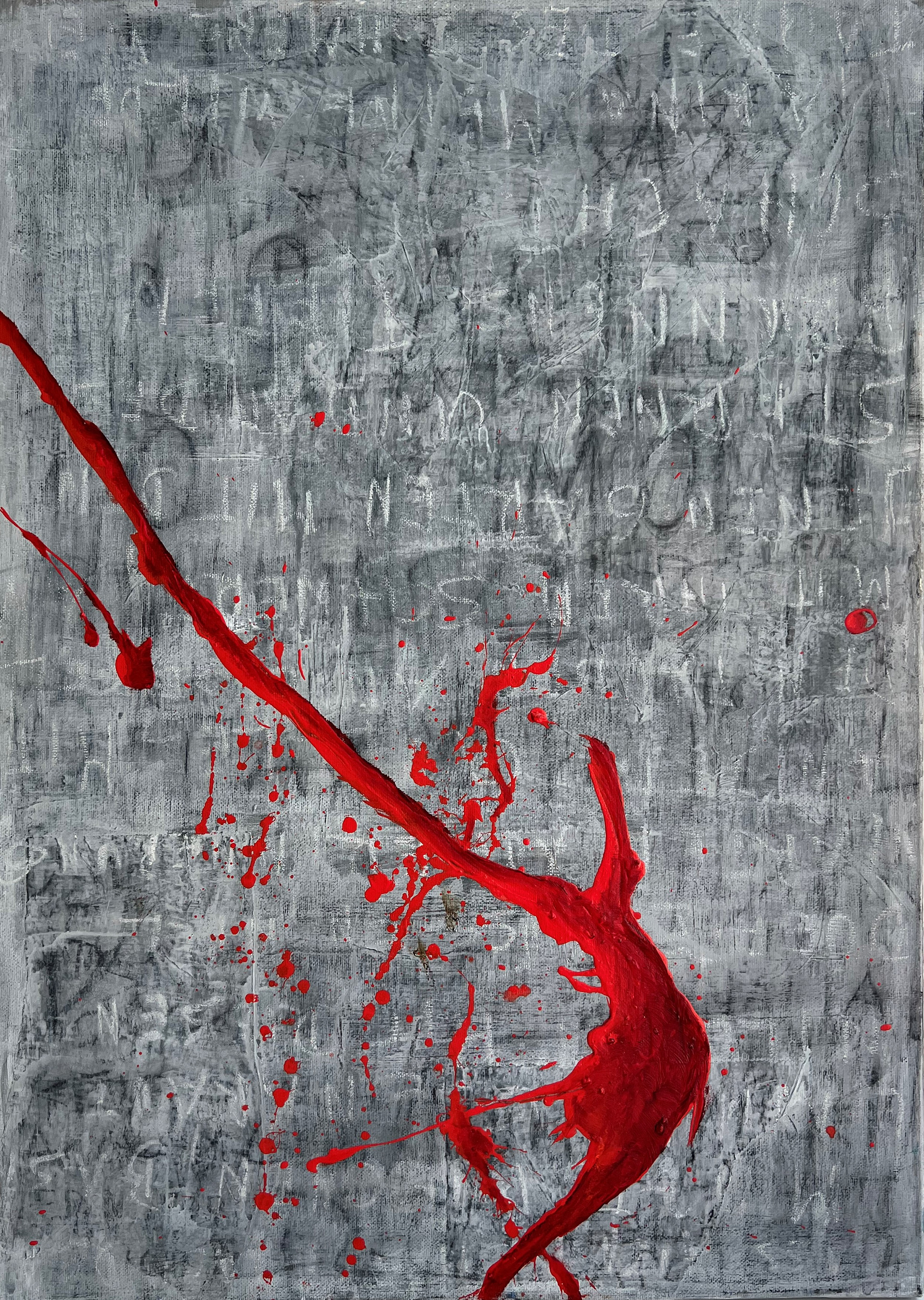 Ohne Titel | Mischtechnik auf Leinwand | 70x50 cm