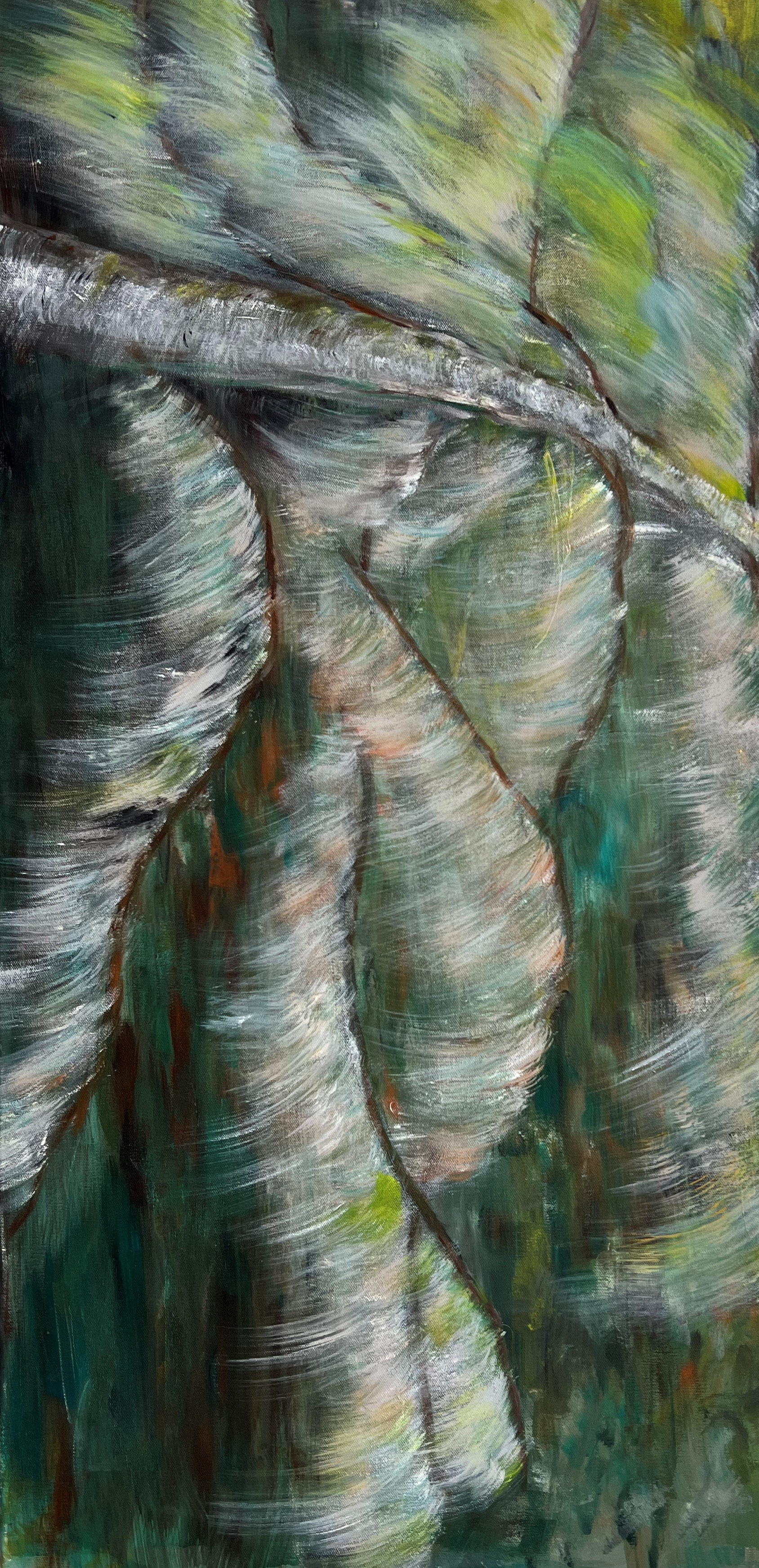 Ohne Titel | Mischtechnik auf Leinwand | 50x100 cm