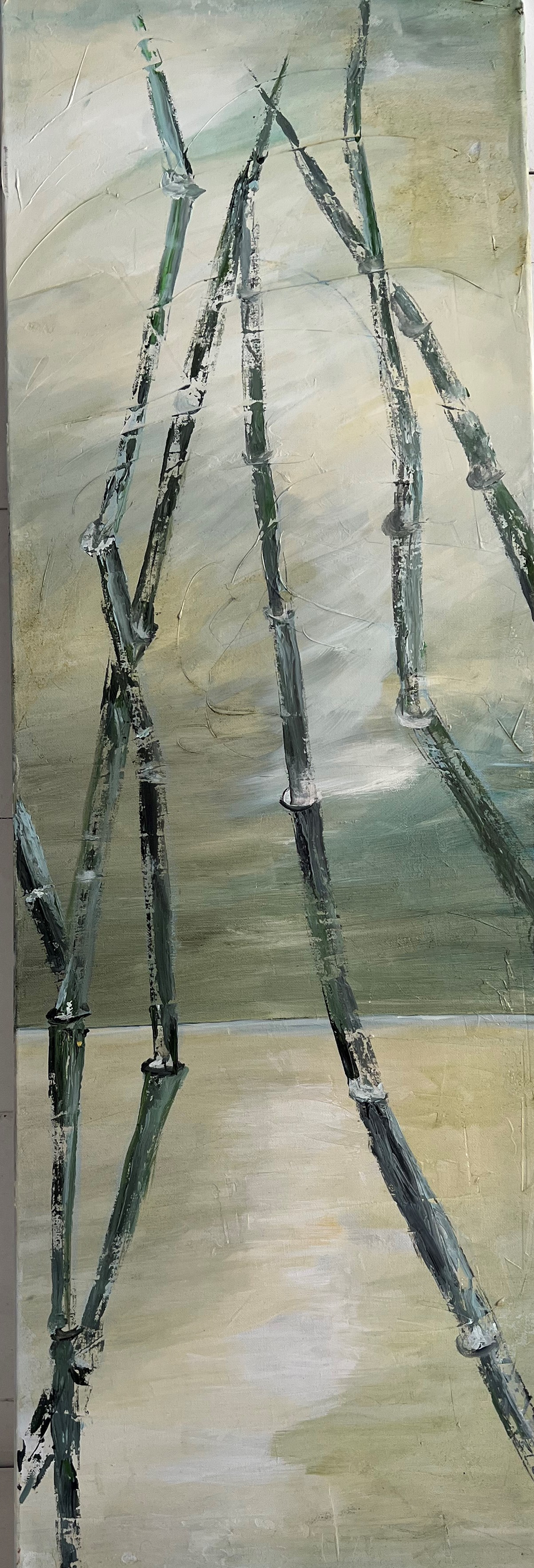 Ohne Titel | Mischtechnik auf Leinwand | 40x120 cm