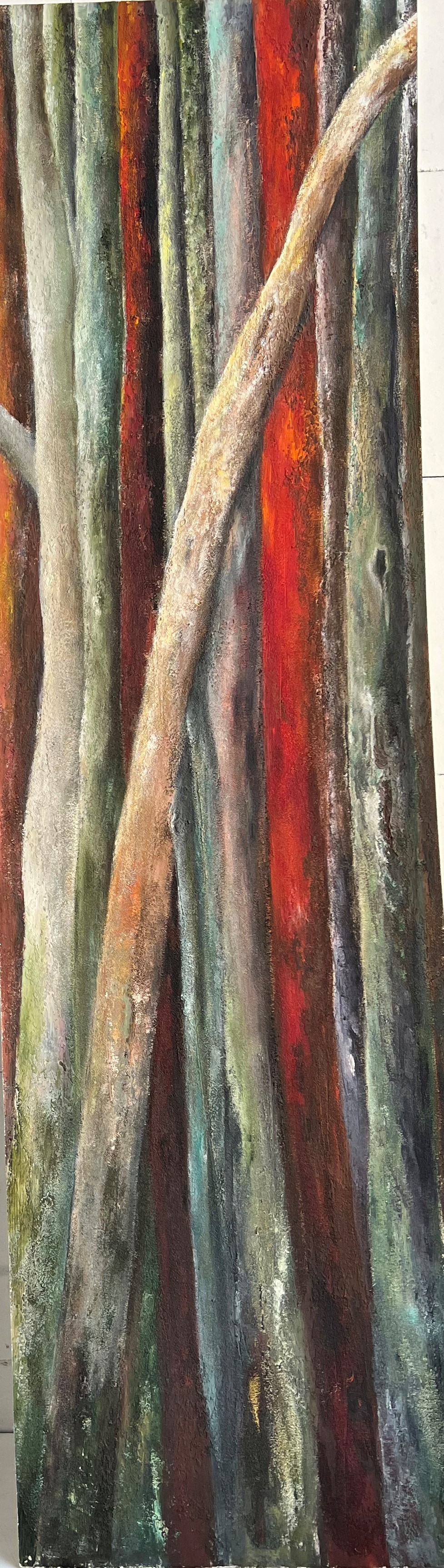 Ohne Titel | Mischtechnik auf Leinwand | 35x120 cmhne Titel | Mischtechnik auf Leinwand mit Rahmen | 36x124,5 cm