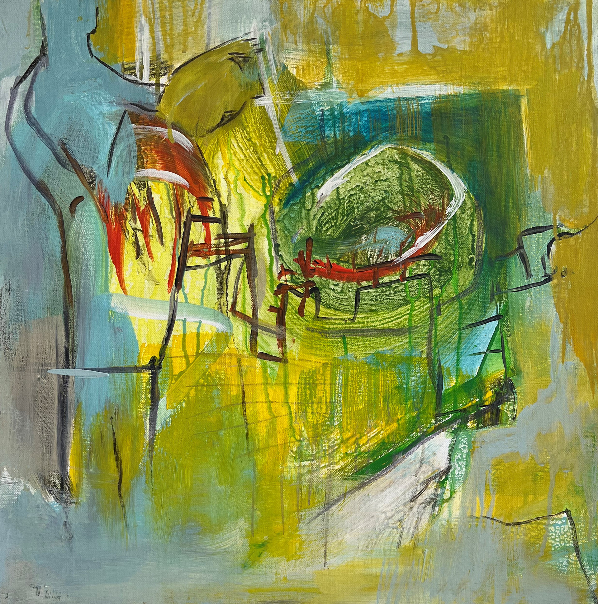 Ohne Titel | Mischtechnik auf Leinwand | 50x50 cm