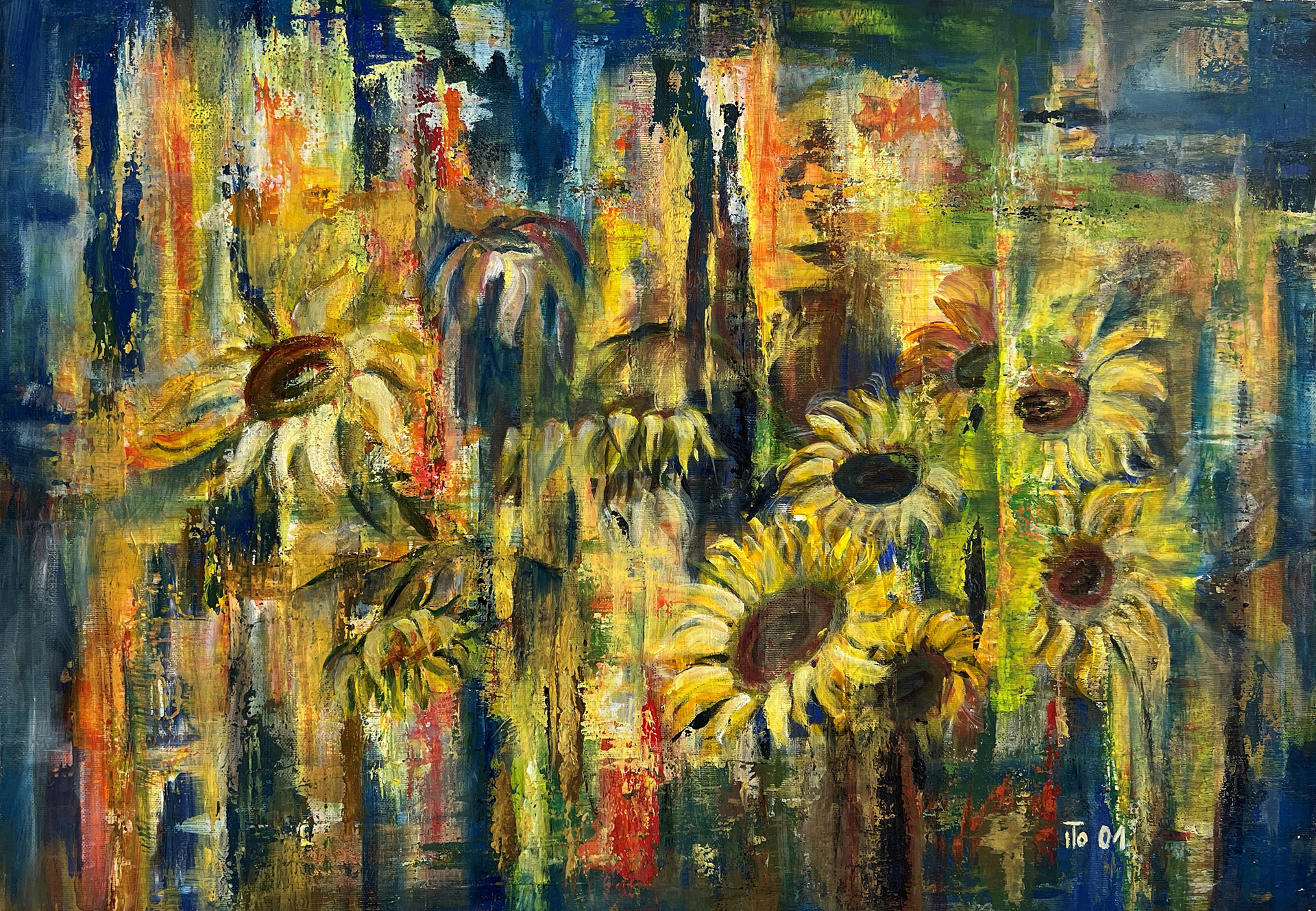 Ohne Titel | Mischtechnik auf Leinwand | 70x50 cm