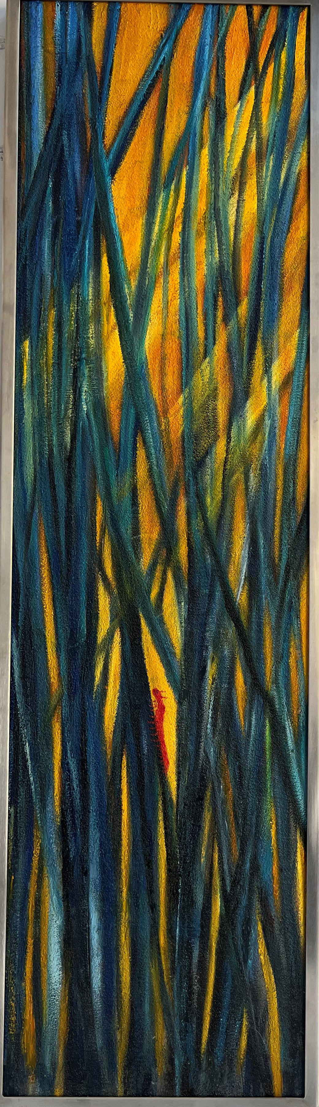 Ohne Titel | Mischtechnik auf Leinwand mit Rahmen | 36x124,5 cm