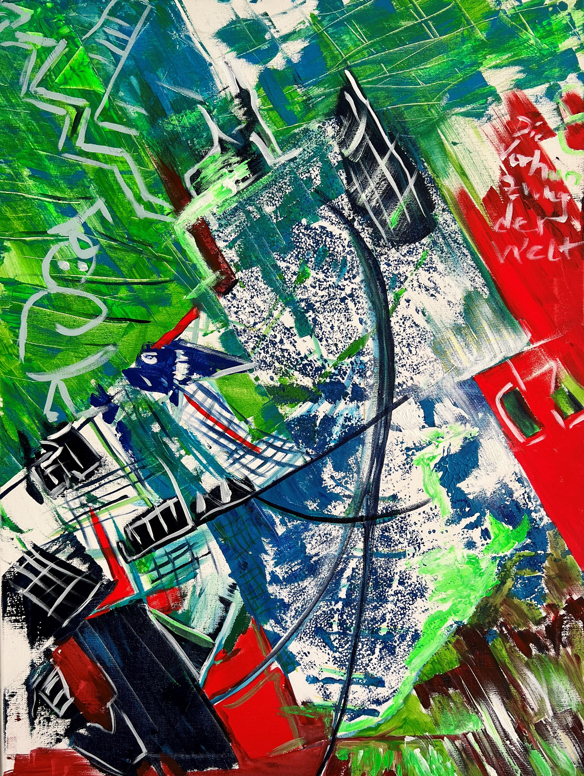 Ohne Titel | Mischtechnik auf Leinwand | 60x80 cm