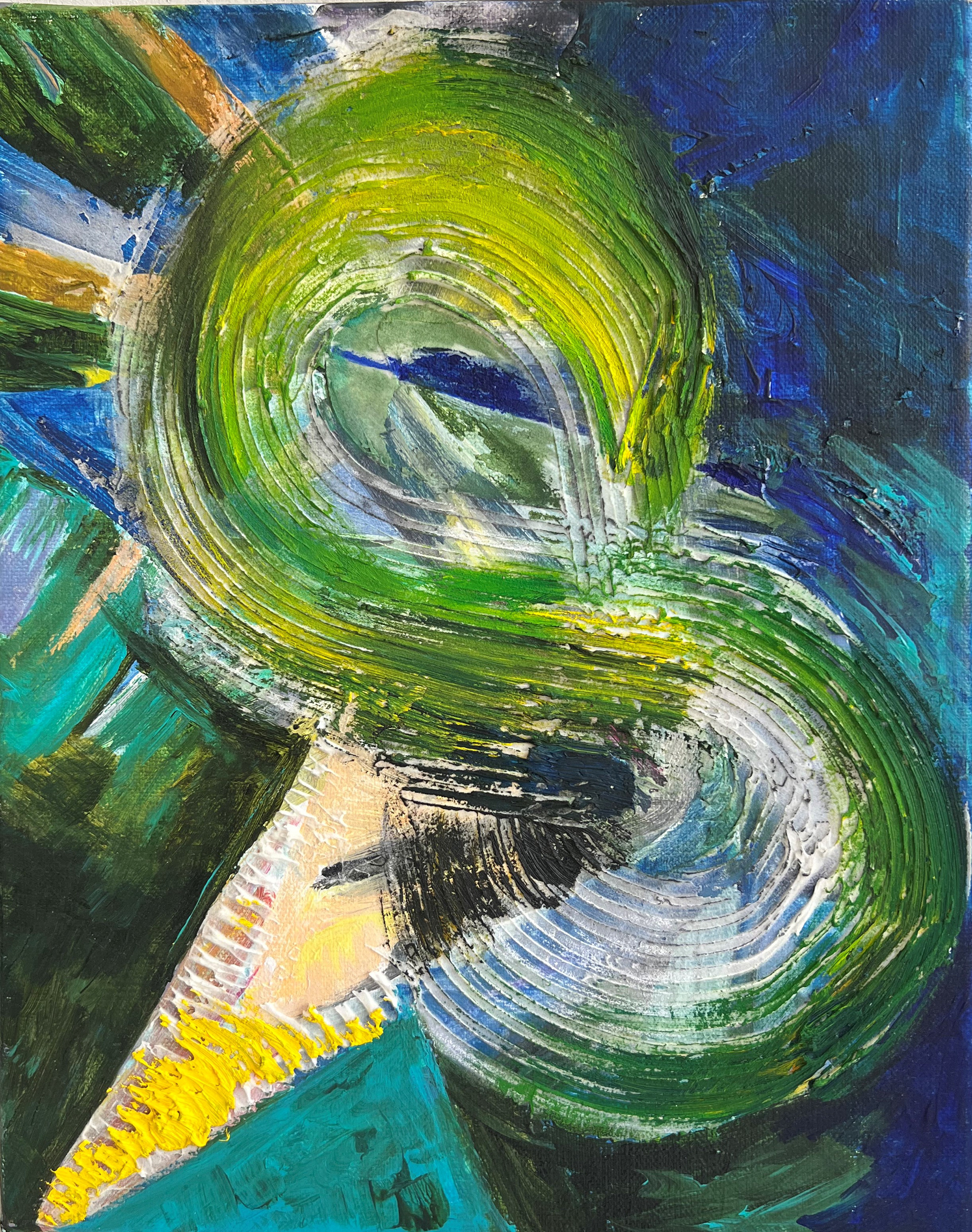 Ohne Titel | Mischtechnik auf Leinwand | 30x25 cm