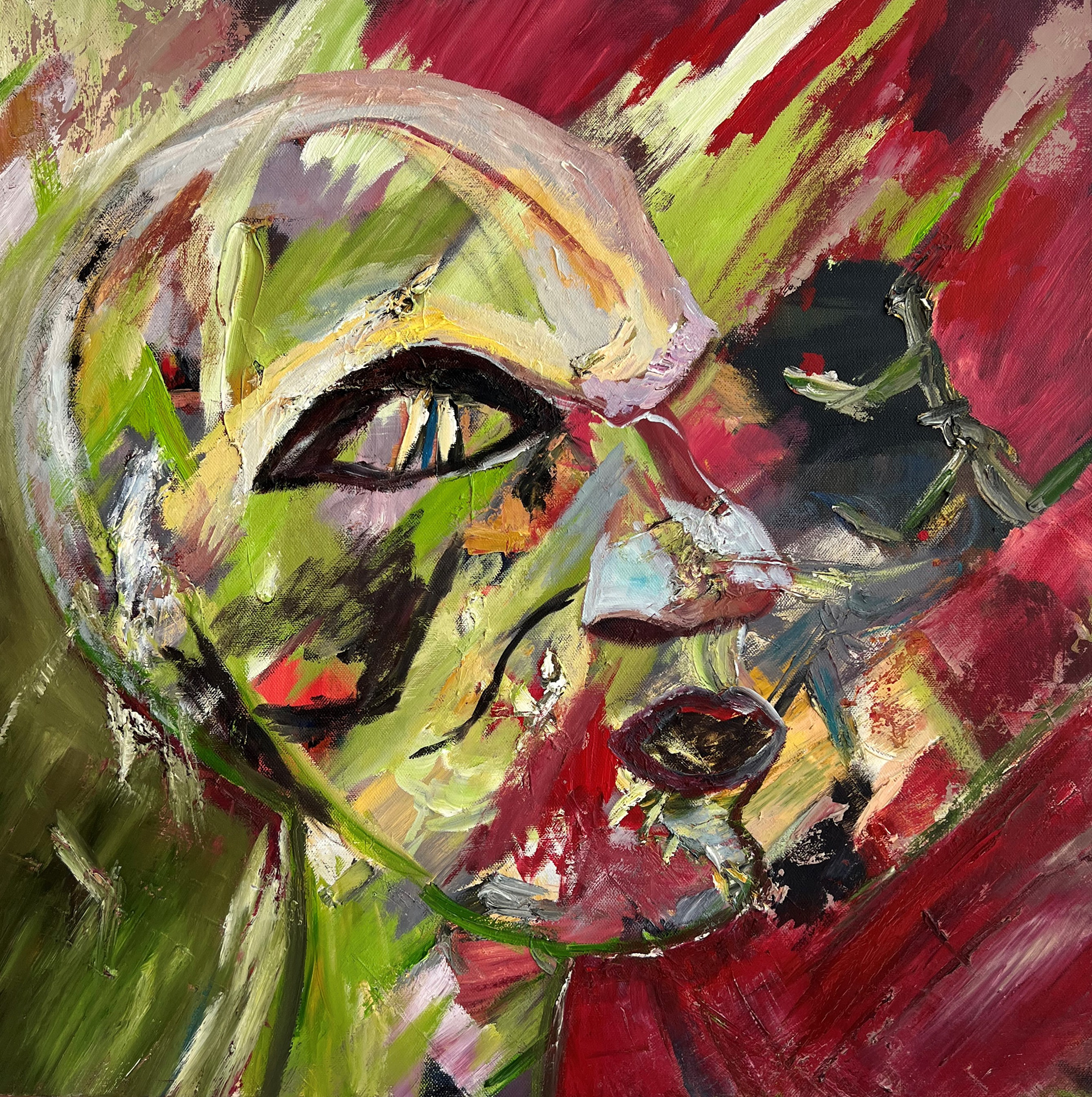 Ohne Titel | Mischtechnik auf Leinwand | 60x60 cm