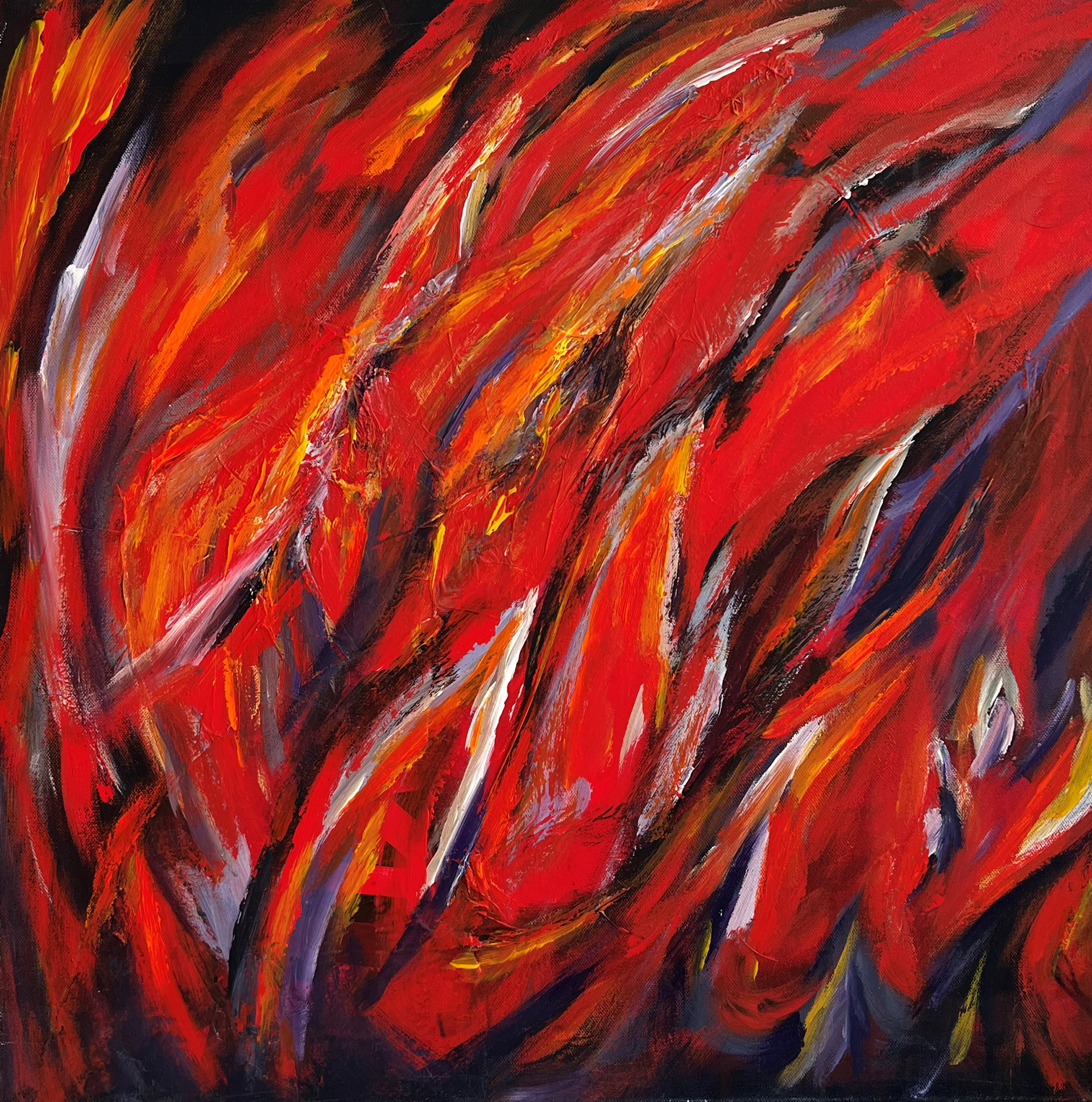 Ohne Titel | Mischtechnik auf Leinwand | 60x60 cm